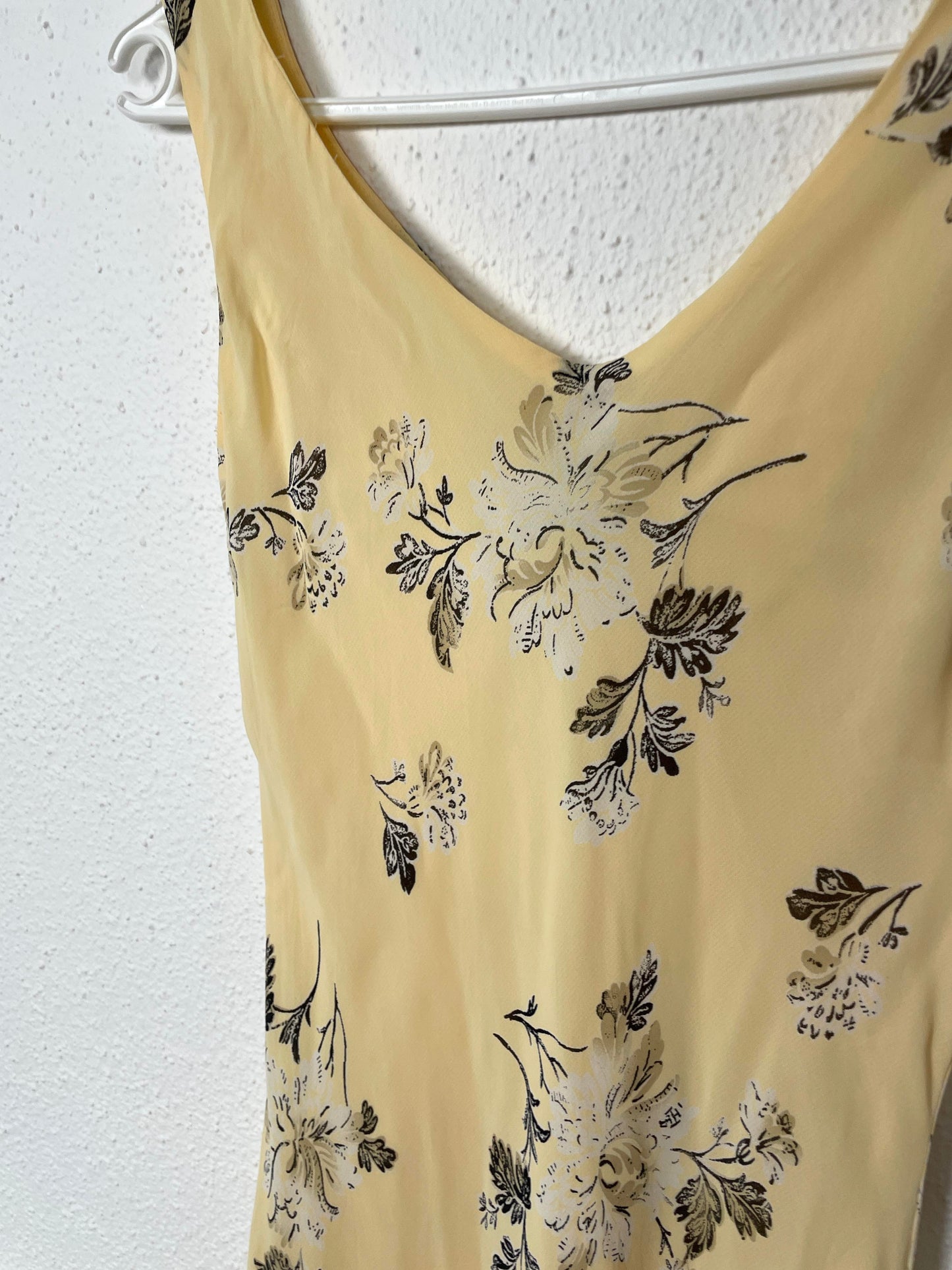 Karida Vintage yellow Floral Dress