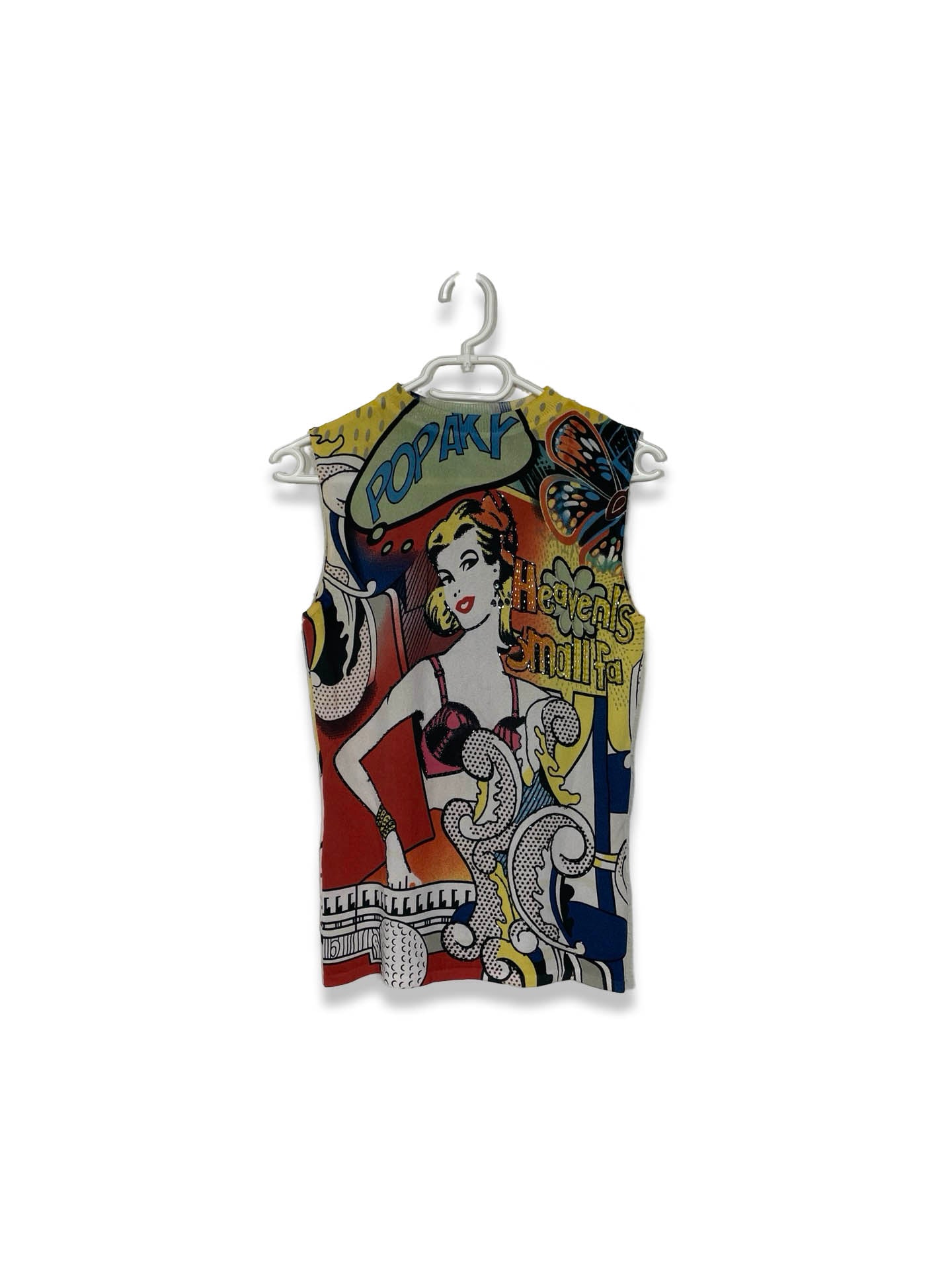Vintage Pop Art Printed Top