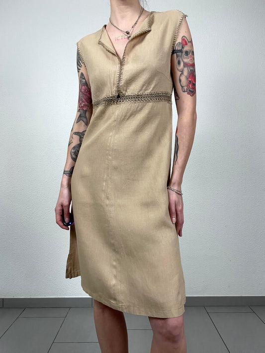 Max Mara Vintage Linen Dress