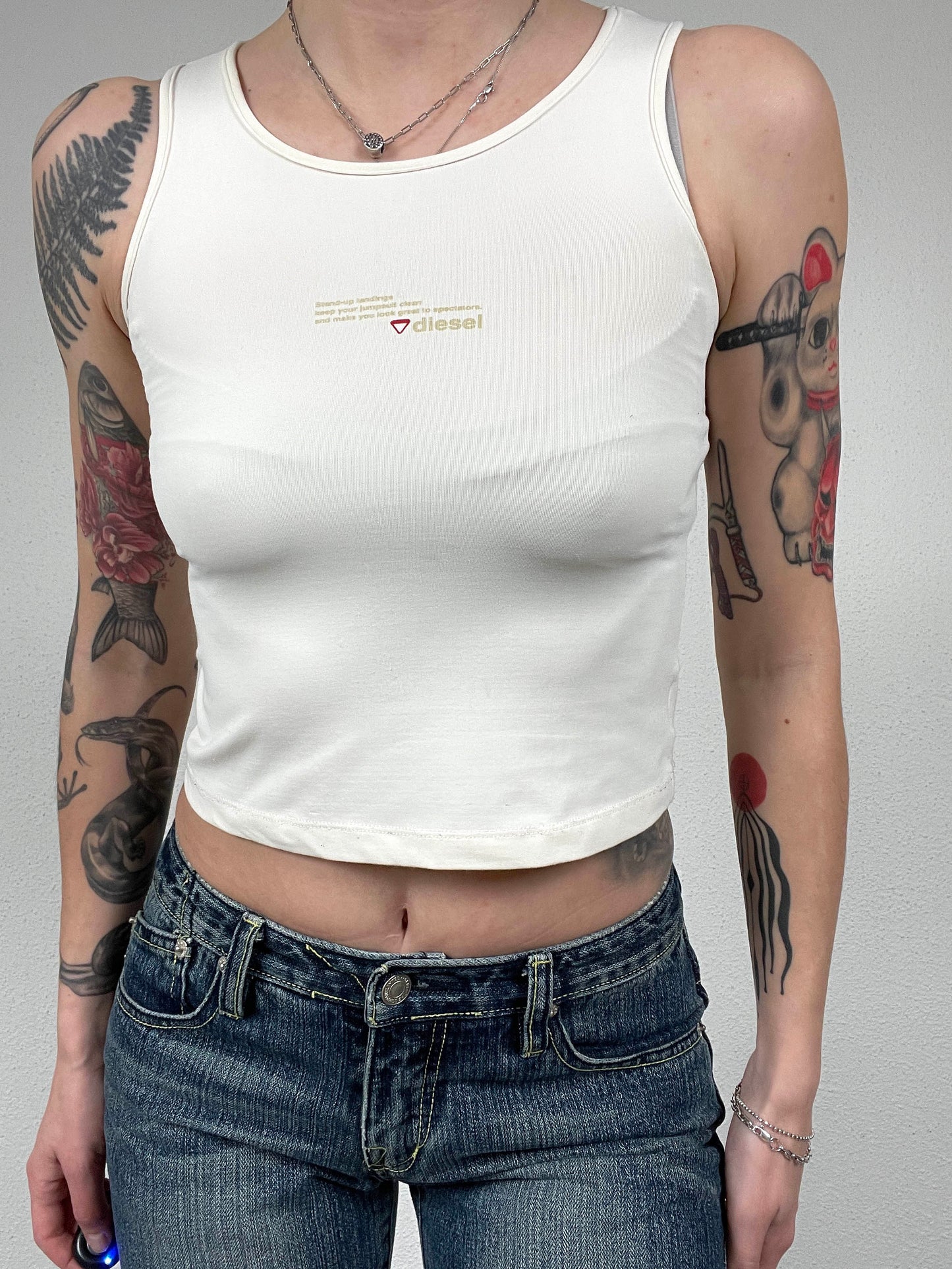 Vintage Diesel Logo Tank Top