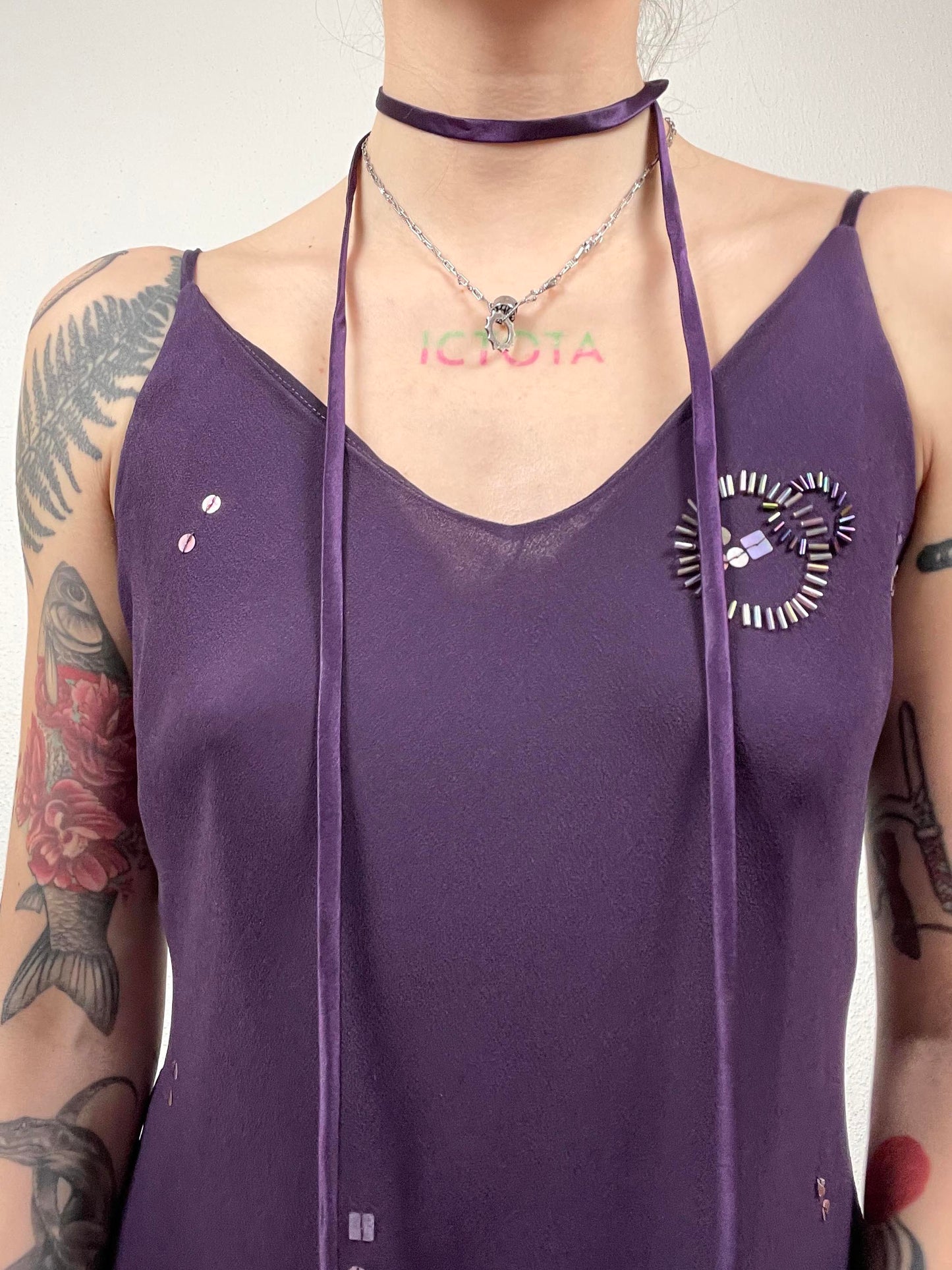 Vintage Planet Silk Dress