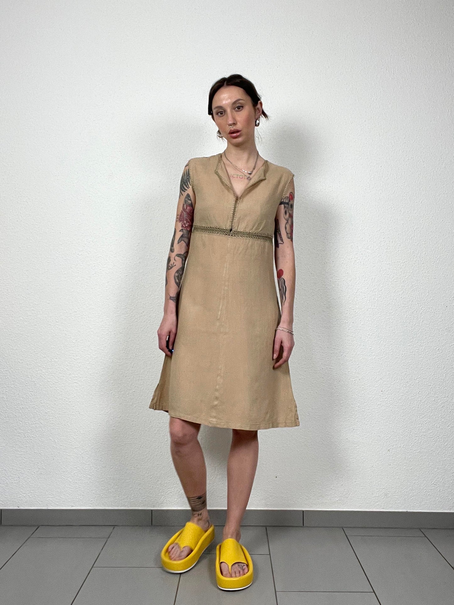 Max Mara Vintage Linen Dress
