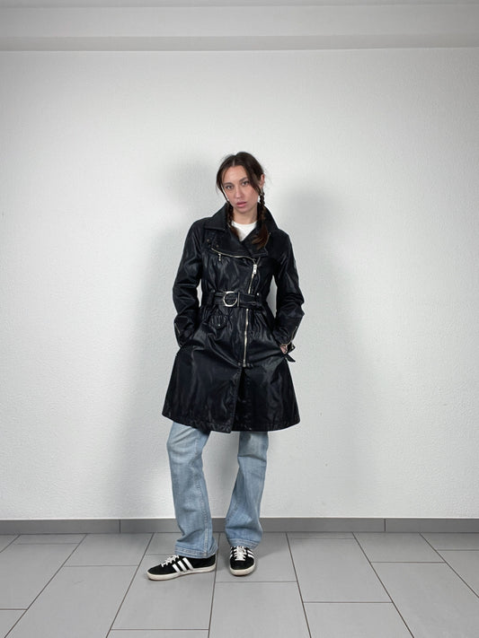 Vintage black Cinque trench coat