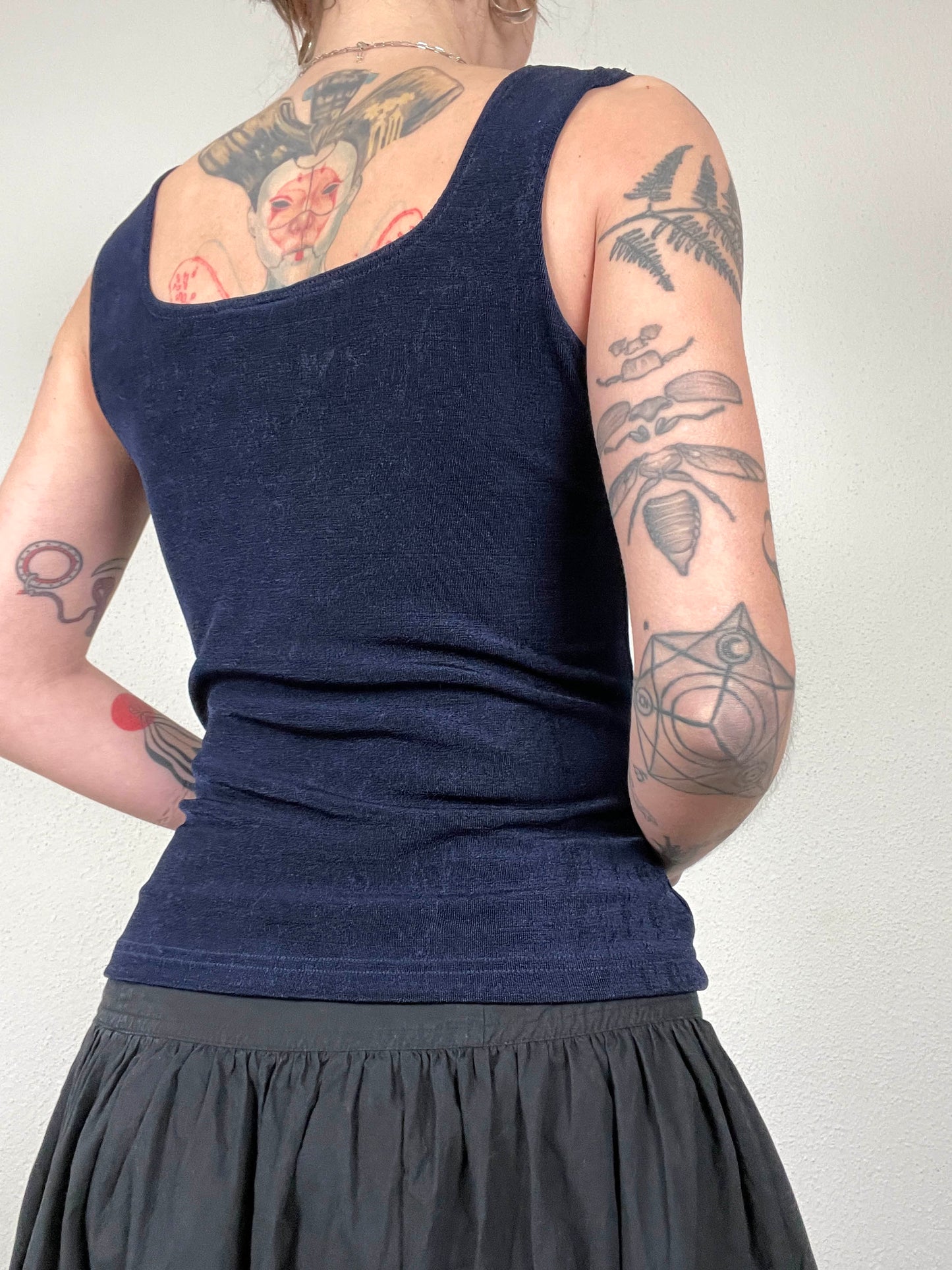 Vintage 90s Stretch Top with Rhinestones
