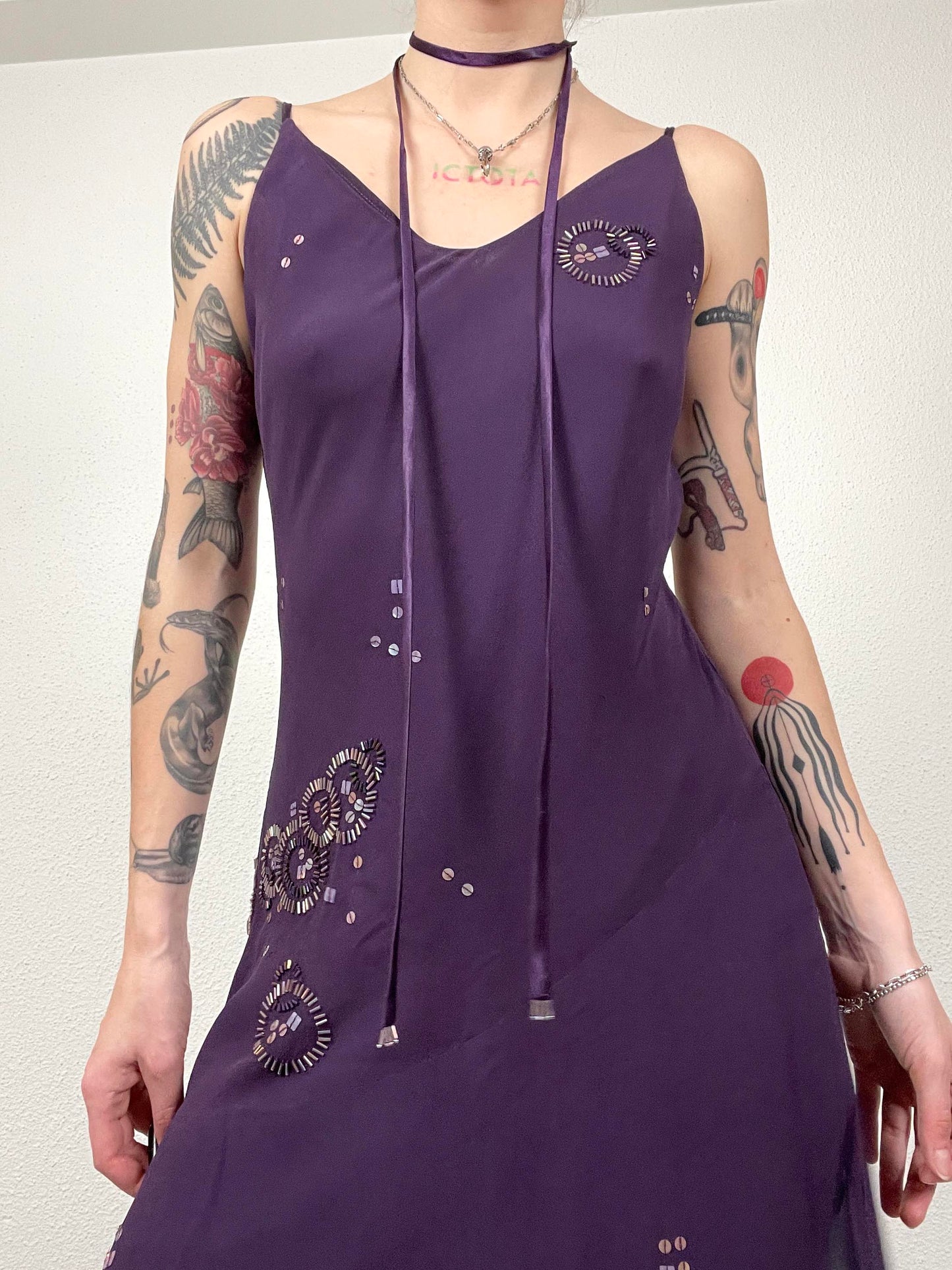 Vintage Planet Silk Dress