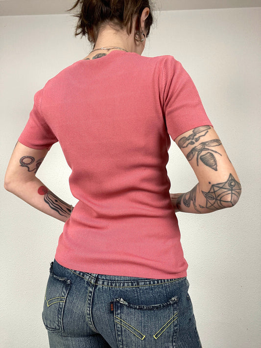 Vintage Versace Jeans Couture Ribbed T-Shirt