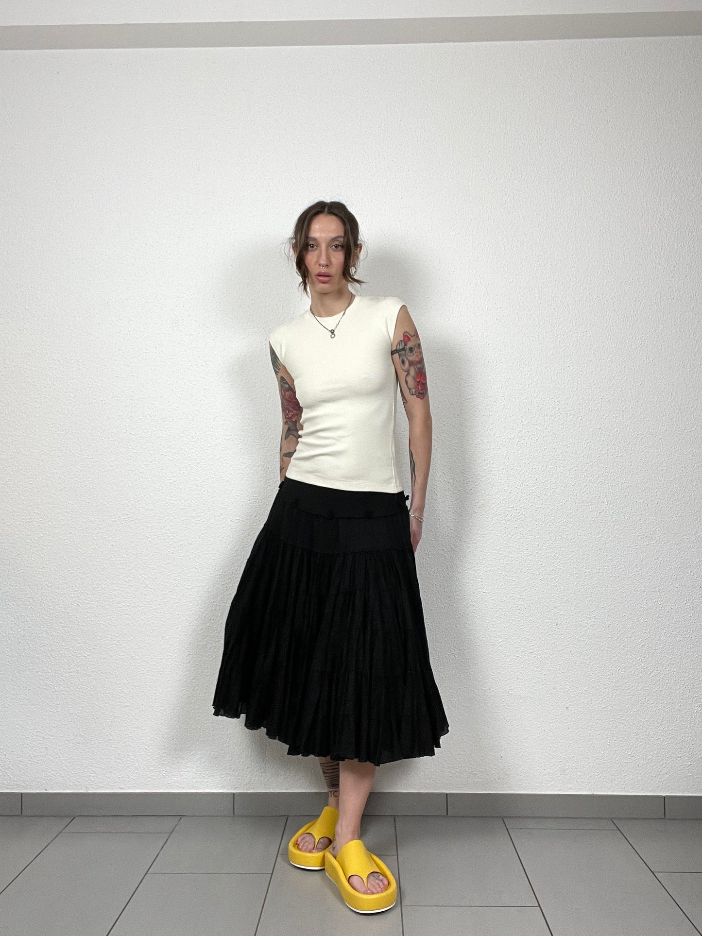 Vintage Boho Luisa Spagnoli Cotton Skirt