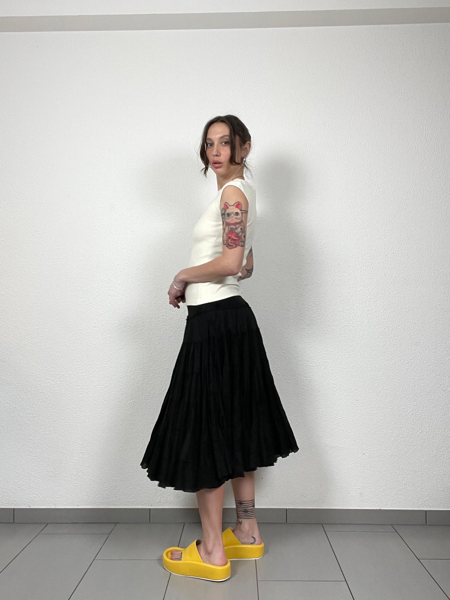 Vintage Boho Luisa Spagnoli Cotton Skirt