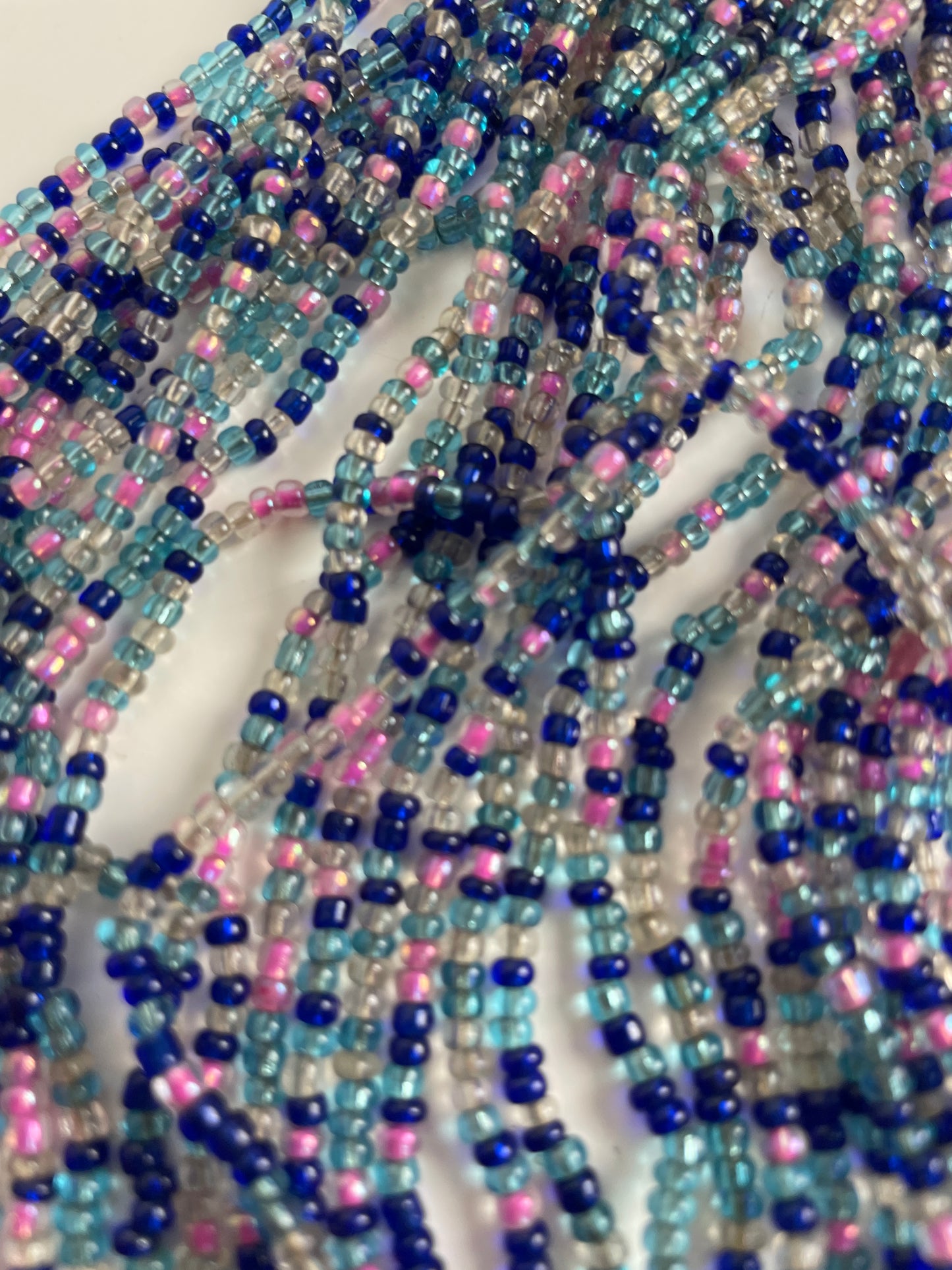 Vintage Ukrainian Multistrand Beaded Necklace