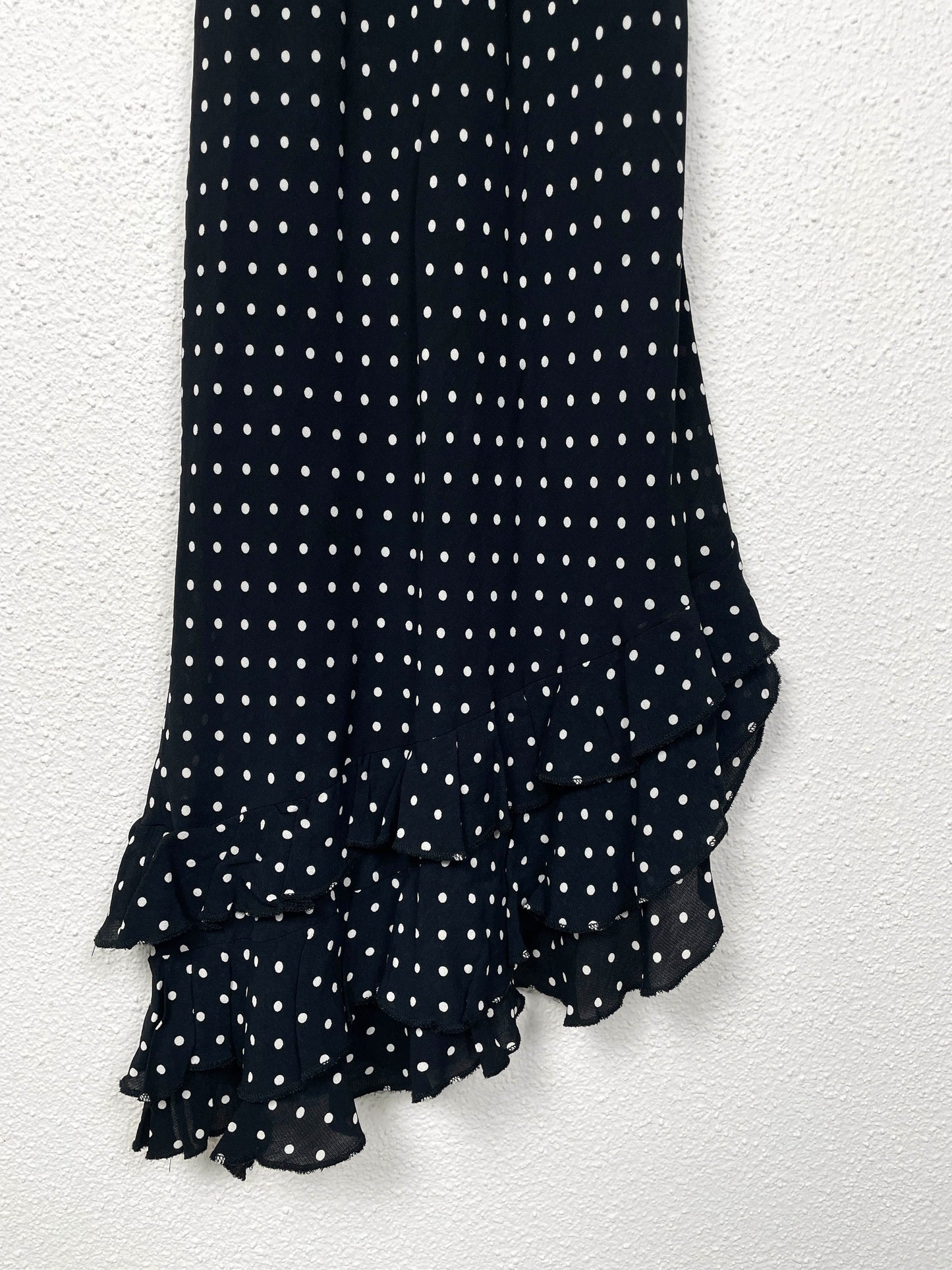 Vintage Y2K Polka Dot Asymmetrical Dress