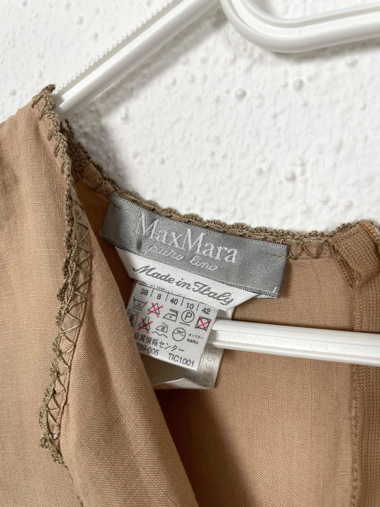 Max Mara Vintage Linen Dress