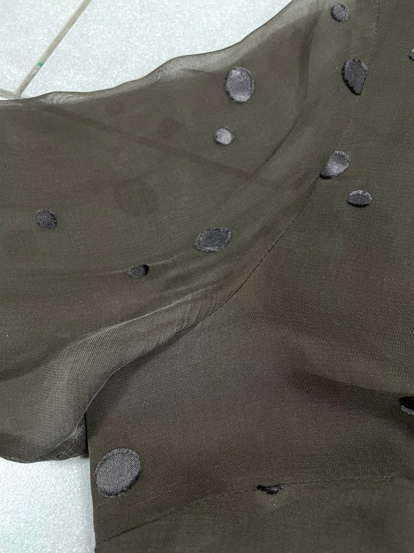 Vintage Polka Dot Blouse