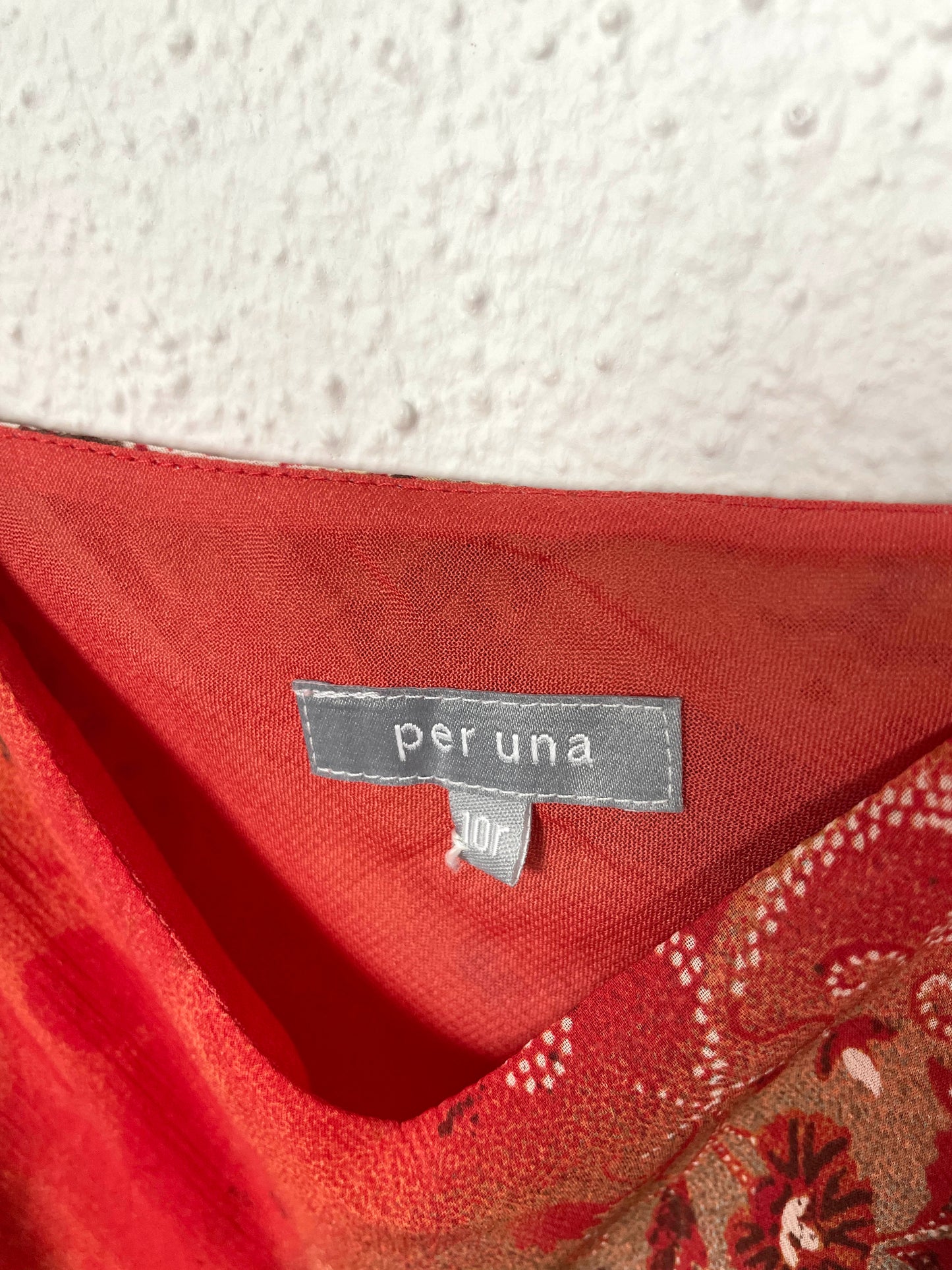 Per Una Vintage Y2K Floral Asymmetric Dress