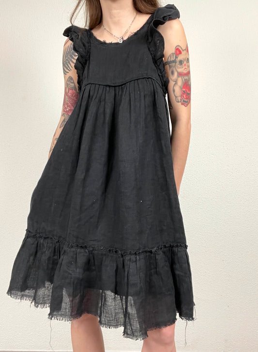 Isabel Marant Etoile Black Linen Dress