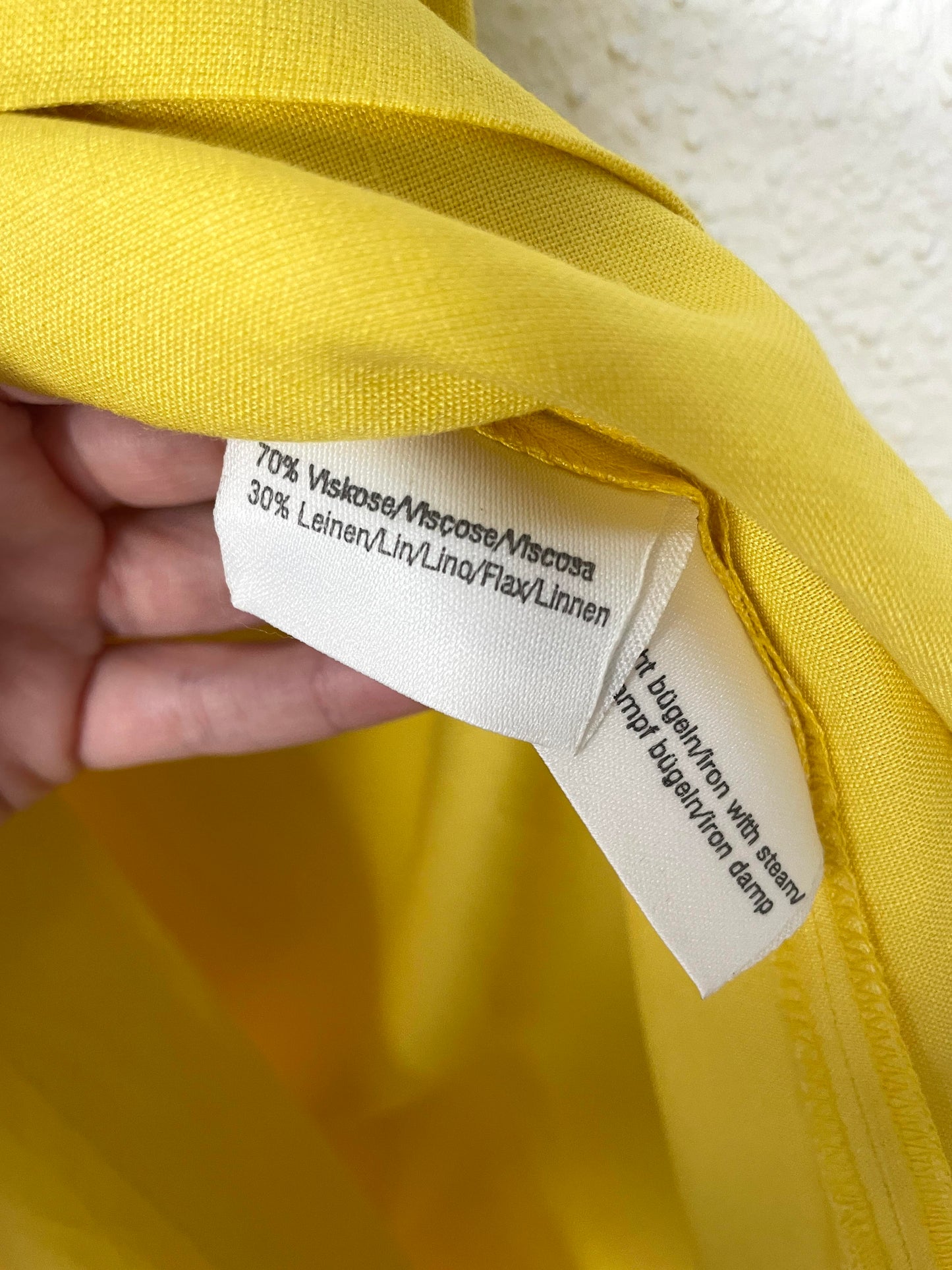 Vintage yellow Maxi Skirt