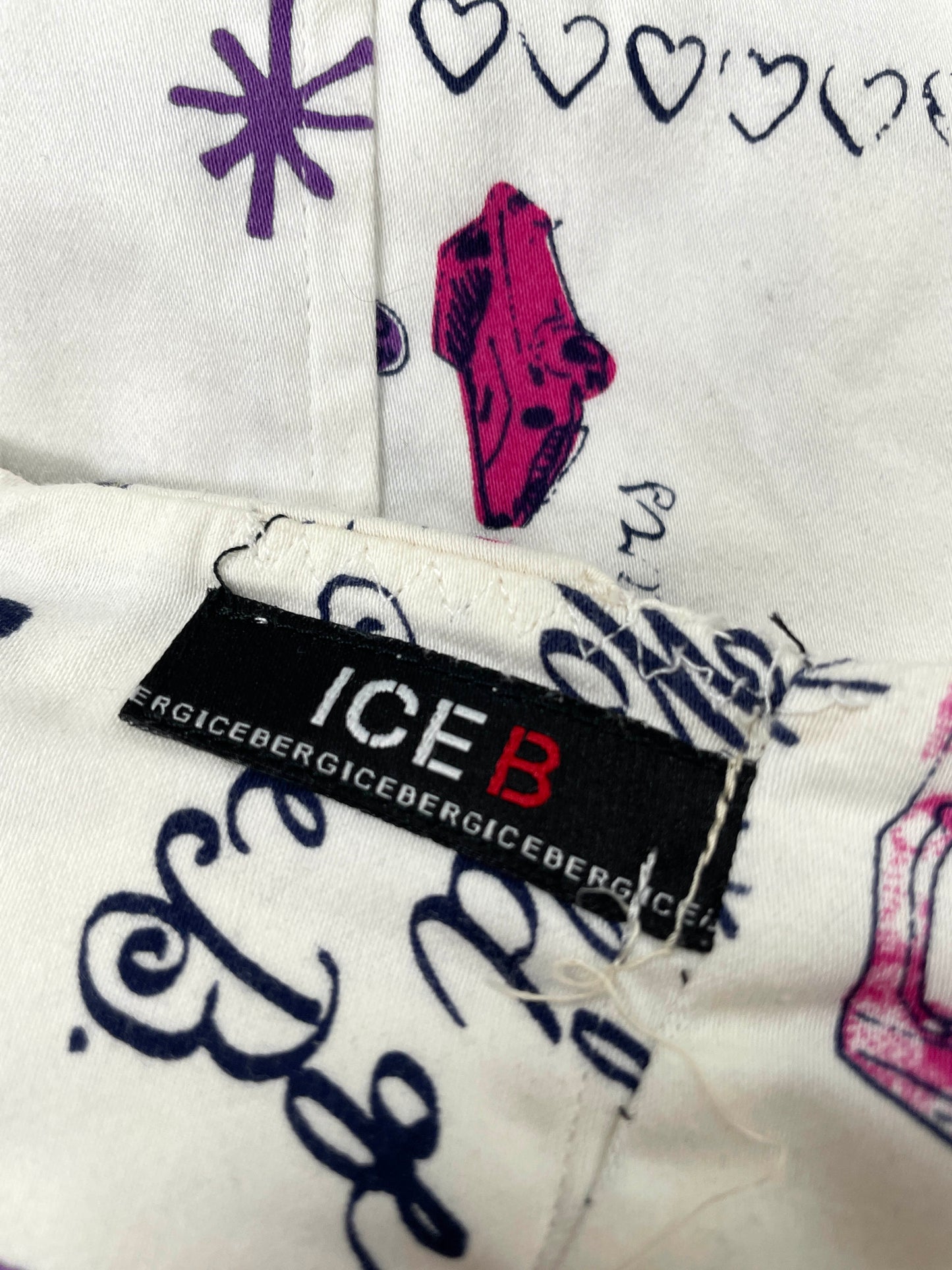 ICEBERG Vintage Print Dress