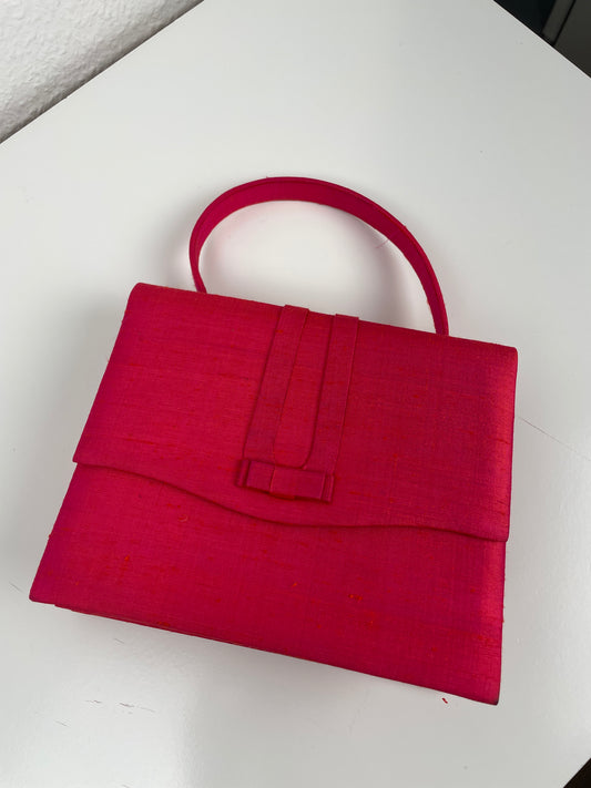 Vintage Star of Siam Pink Silk Handbag – 80s/90s