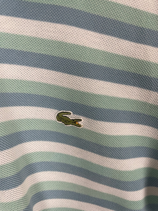 Vintage Lacoste striped polo shirt