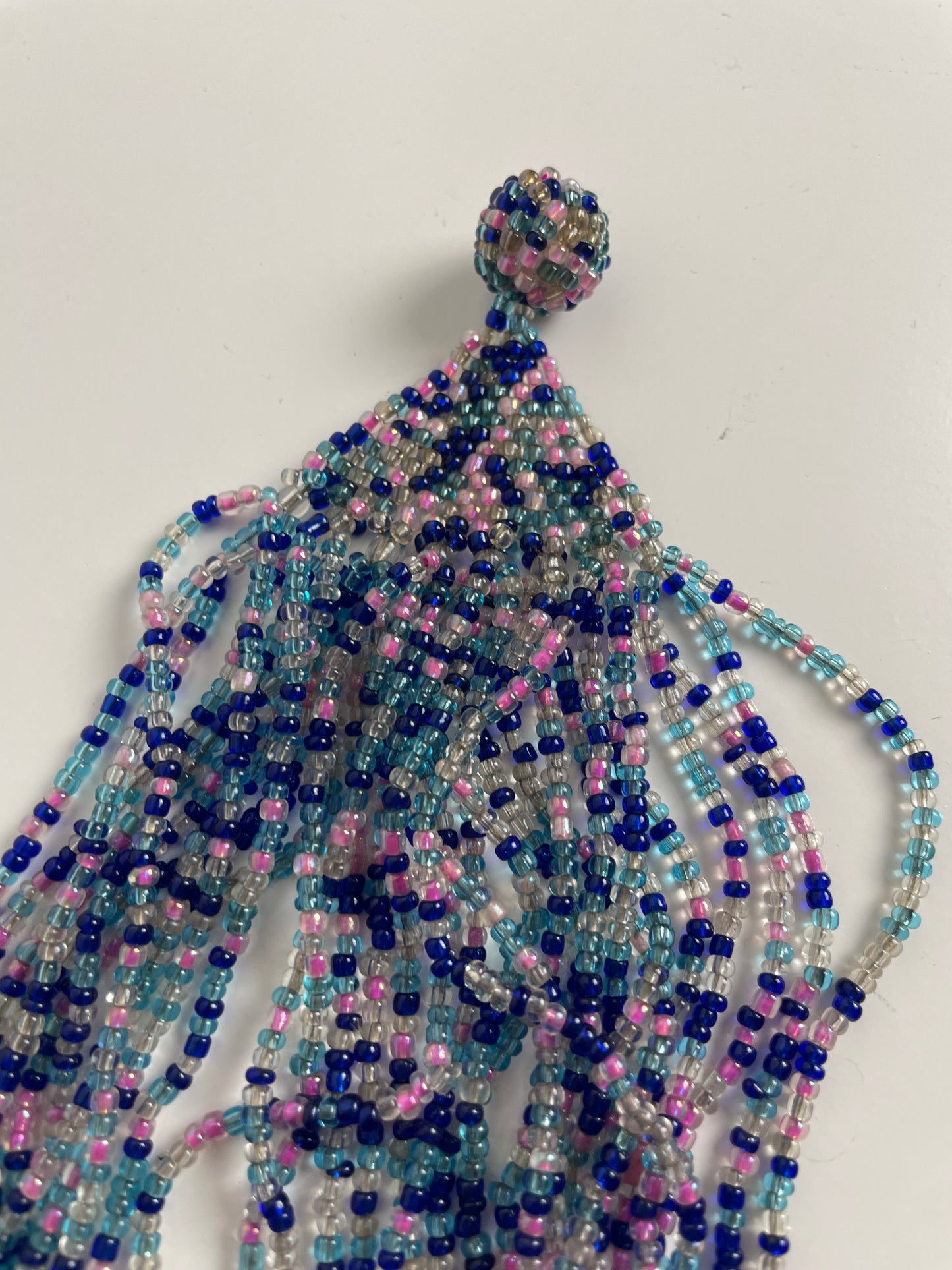 Vintage Ukrainian Multistrand Beaded Necklace