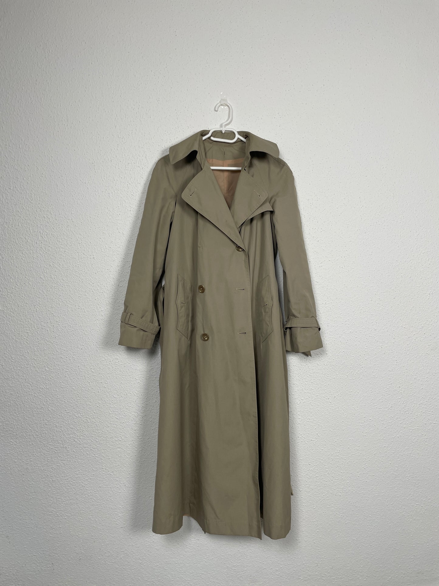 Vintage Classic Beige Trench Coat