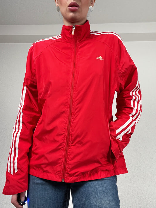 Vintage 2008 red track jacket by Adidas