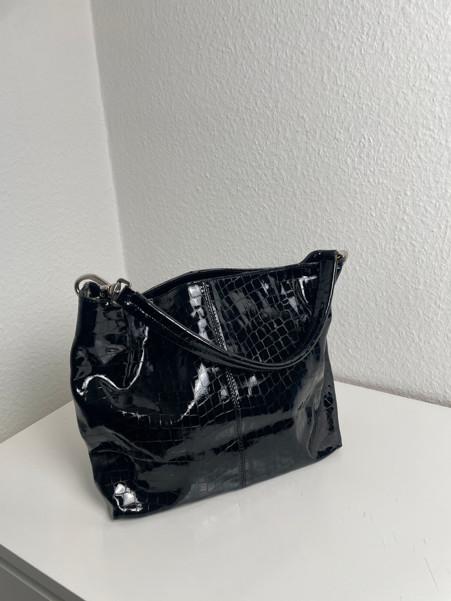 Vintage 2000s Patent Shoulder Bag