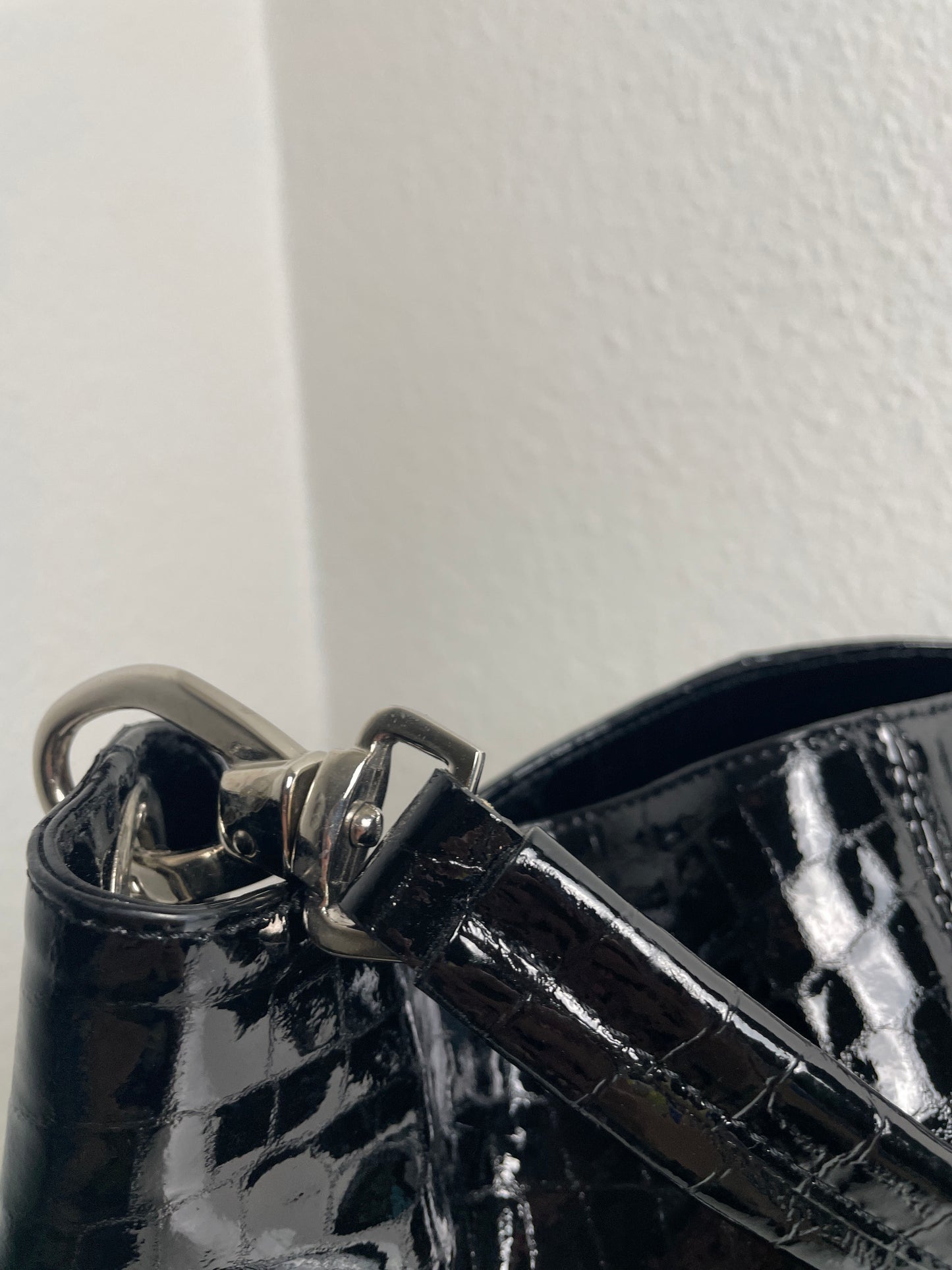 Vintage 2000s Patent Shoulder Bag