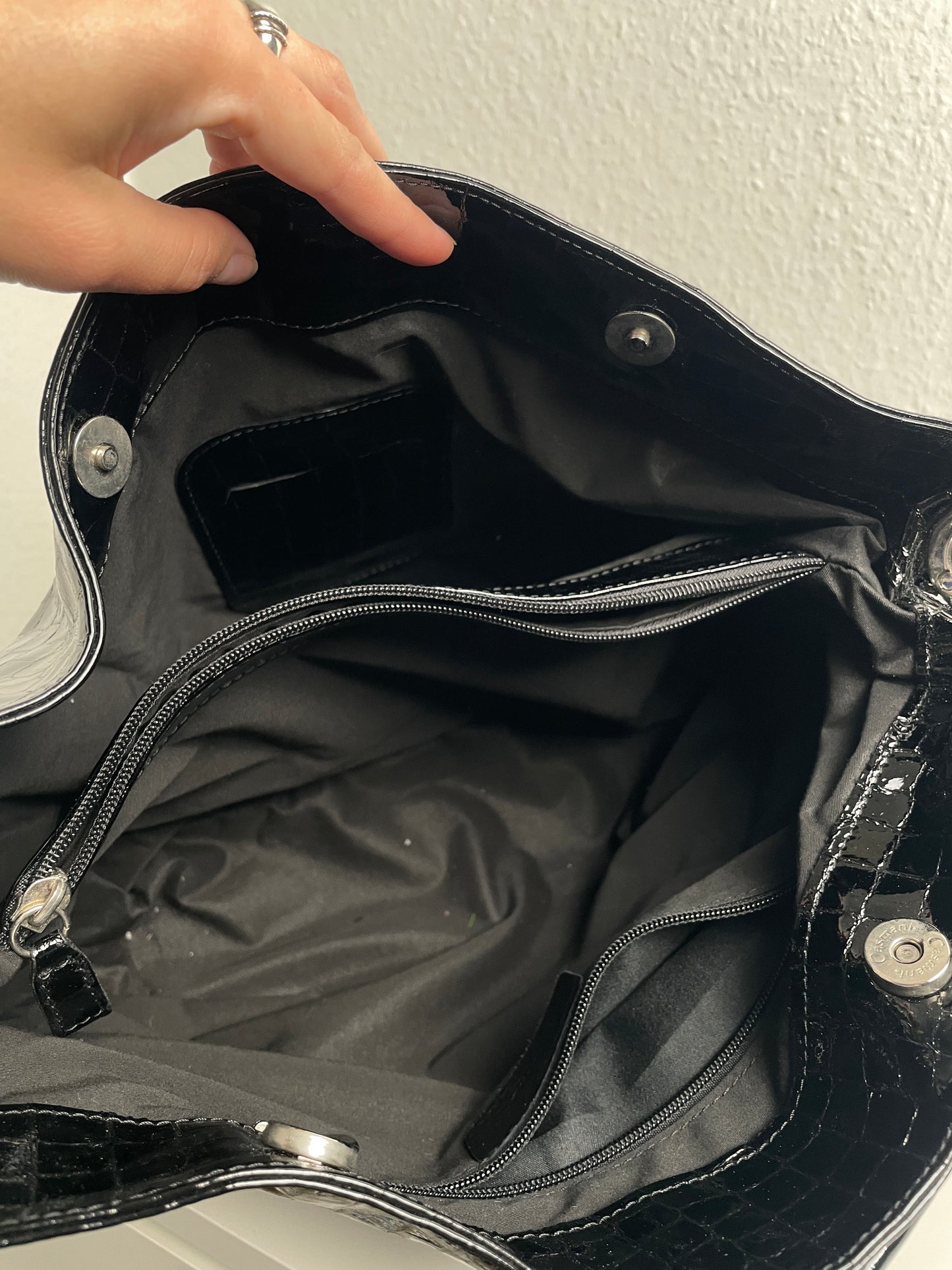 Vintage 2000s Patent Shoulder Bag
