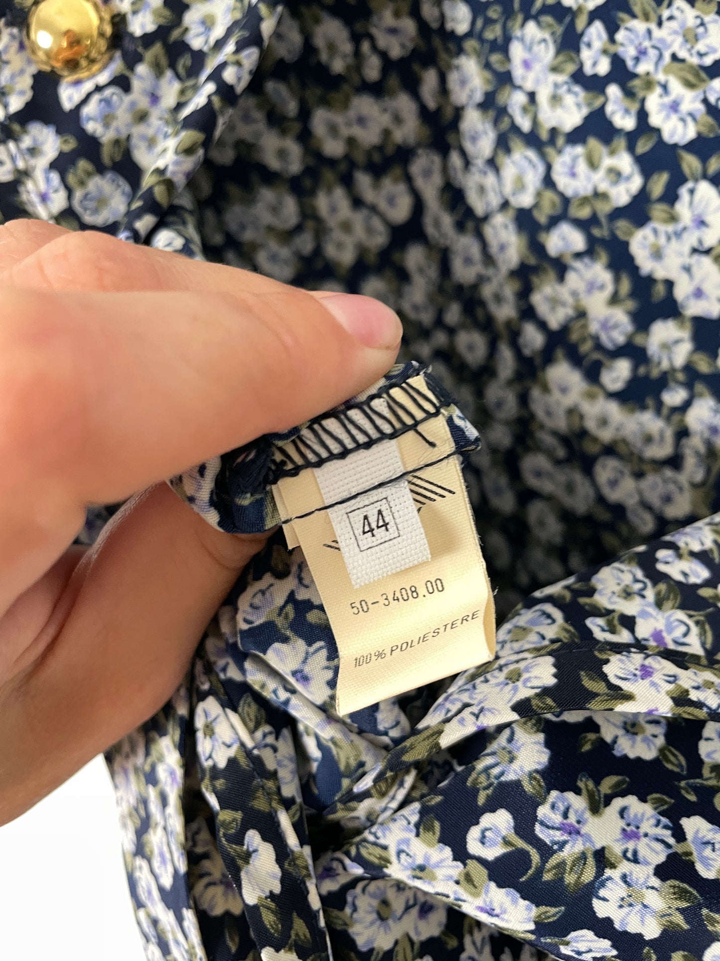 Vintage Floral Midi Dress