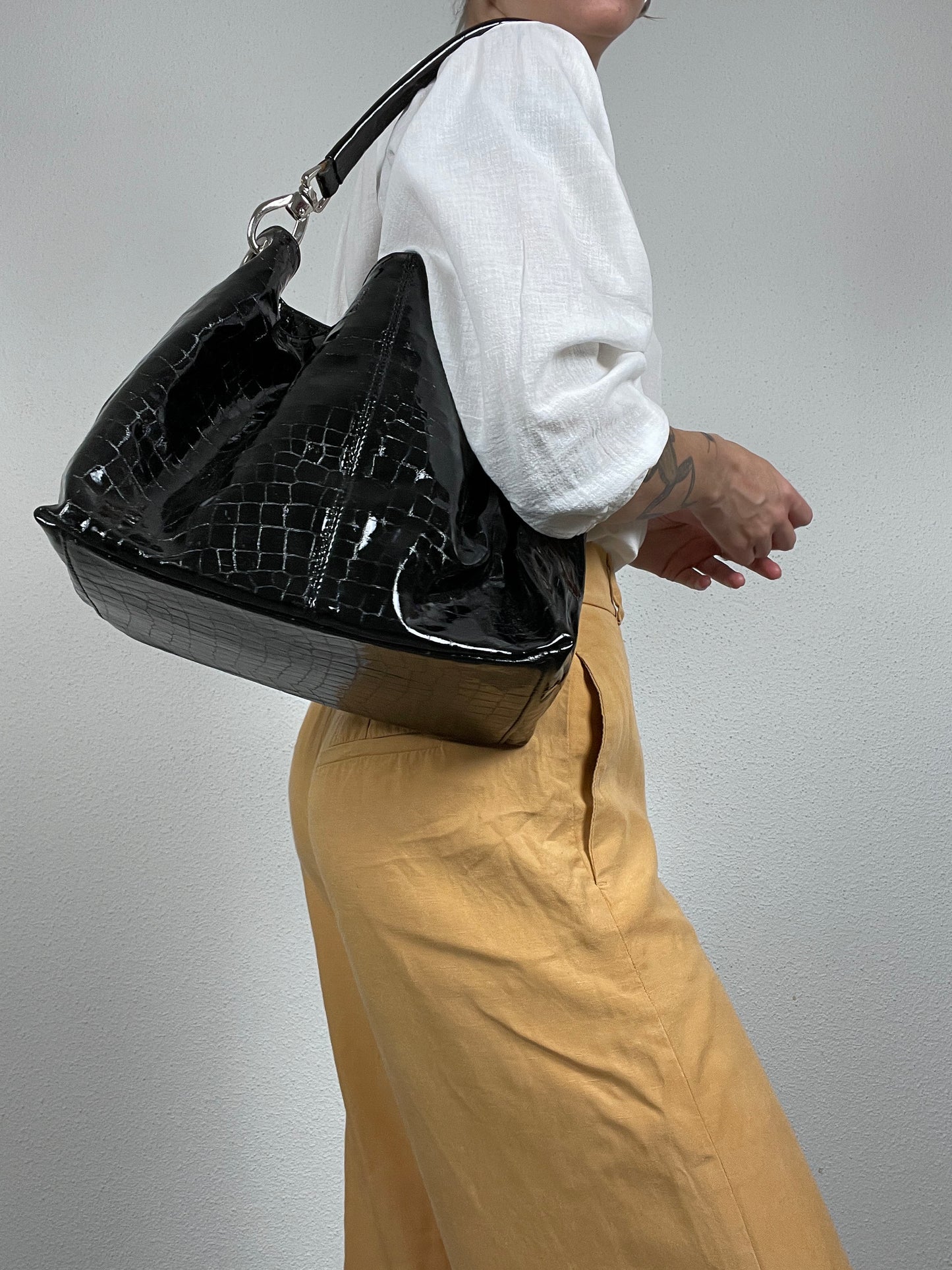 Vintage 2000s Patent Shoulder Bag