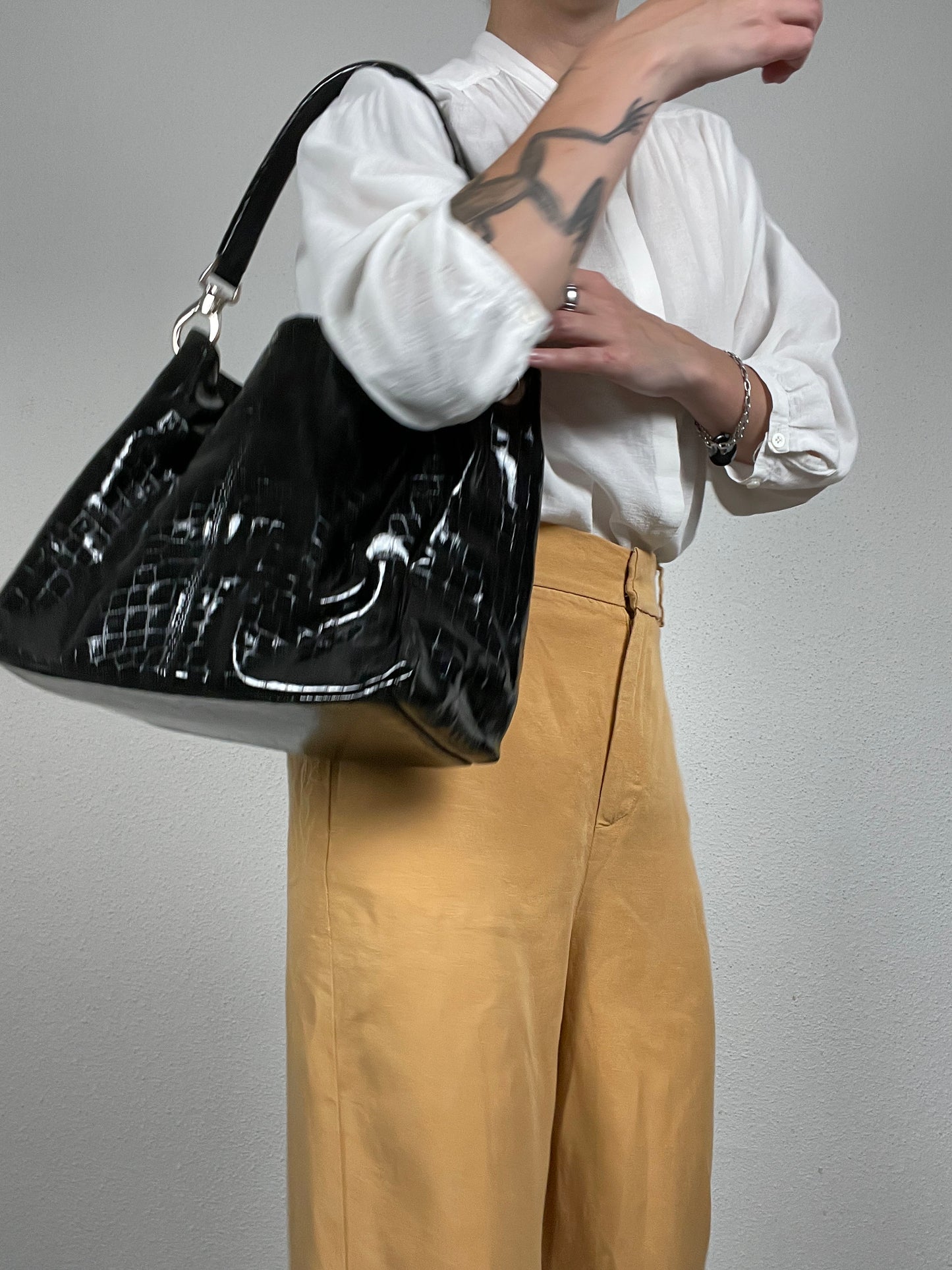 Vintage 2000s Patent Shoulder Bag