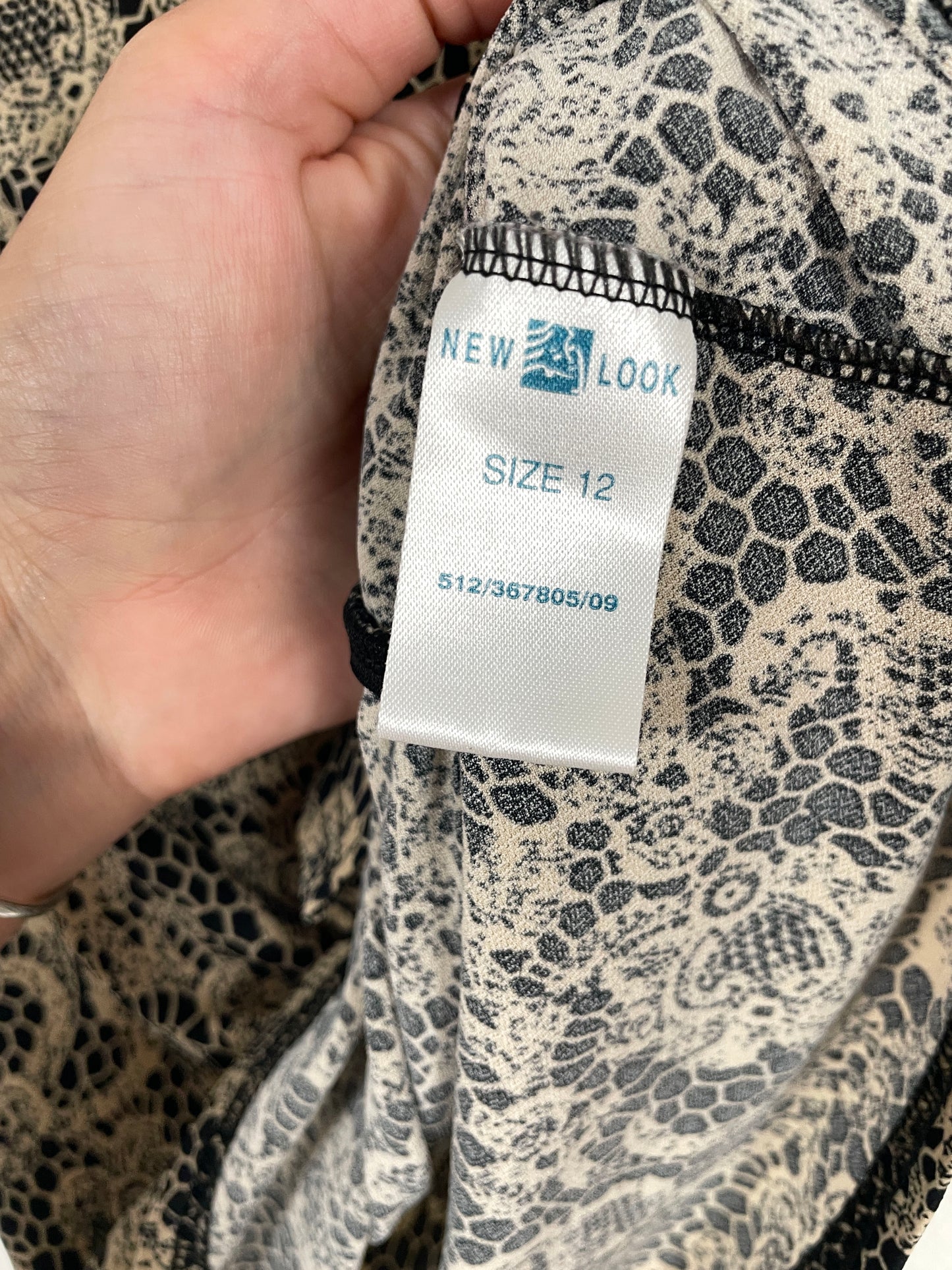 Vintage Y2K Lace Print Top