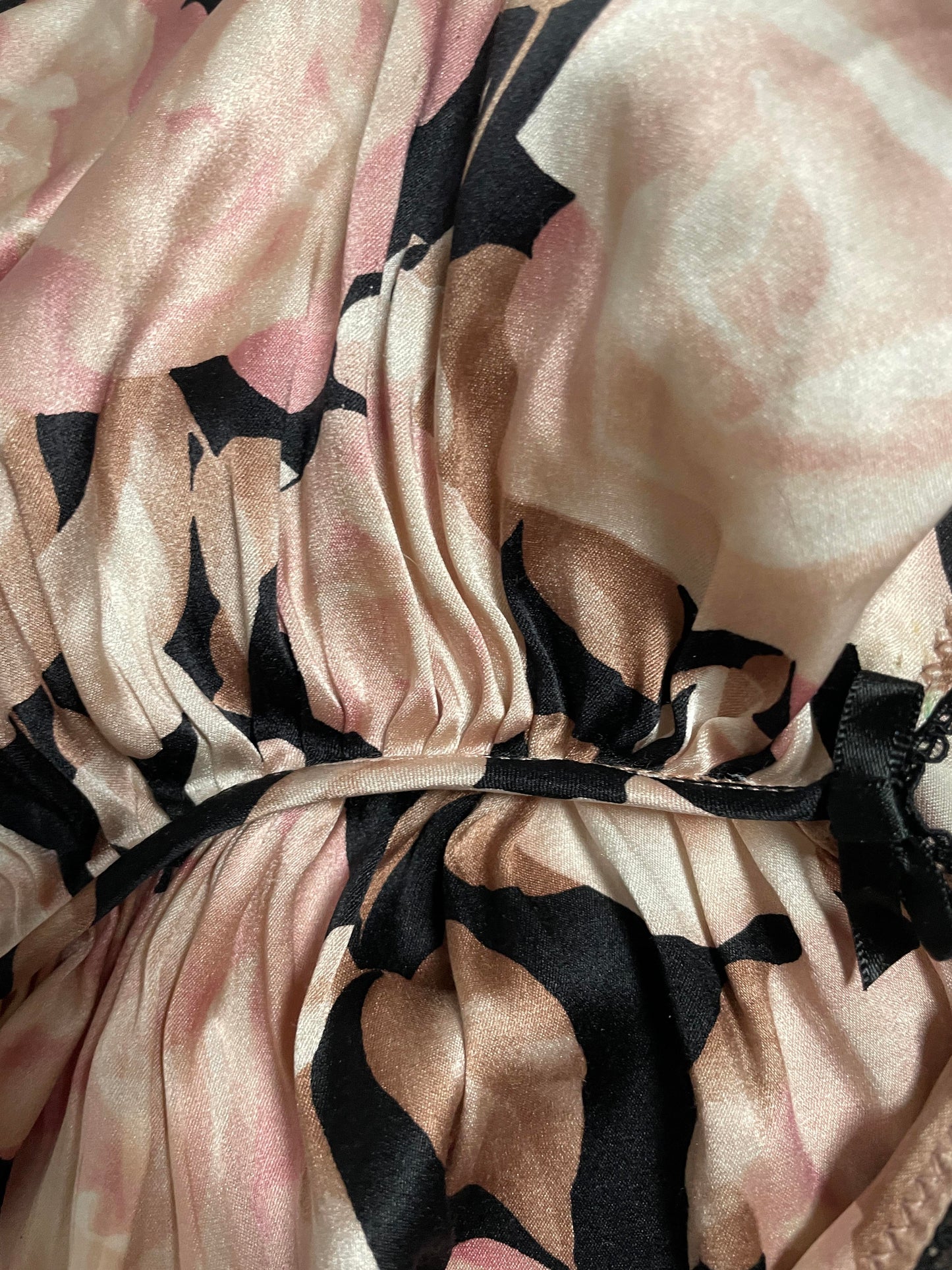 Vintage Roccobarocco Rose Midi Dress