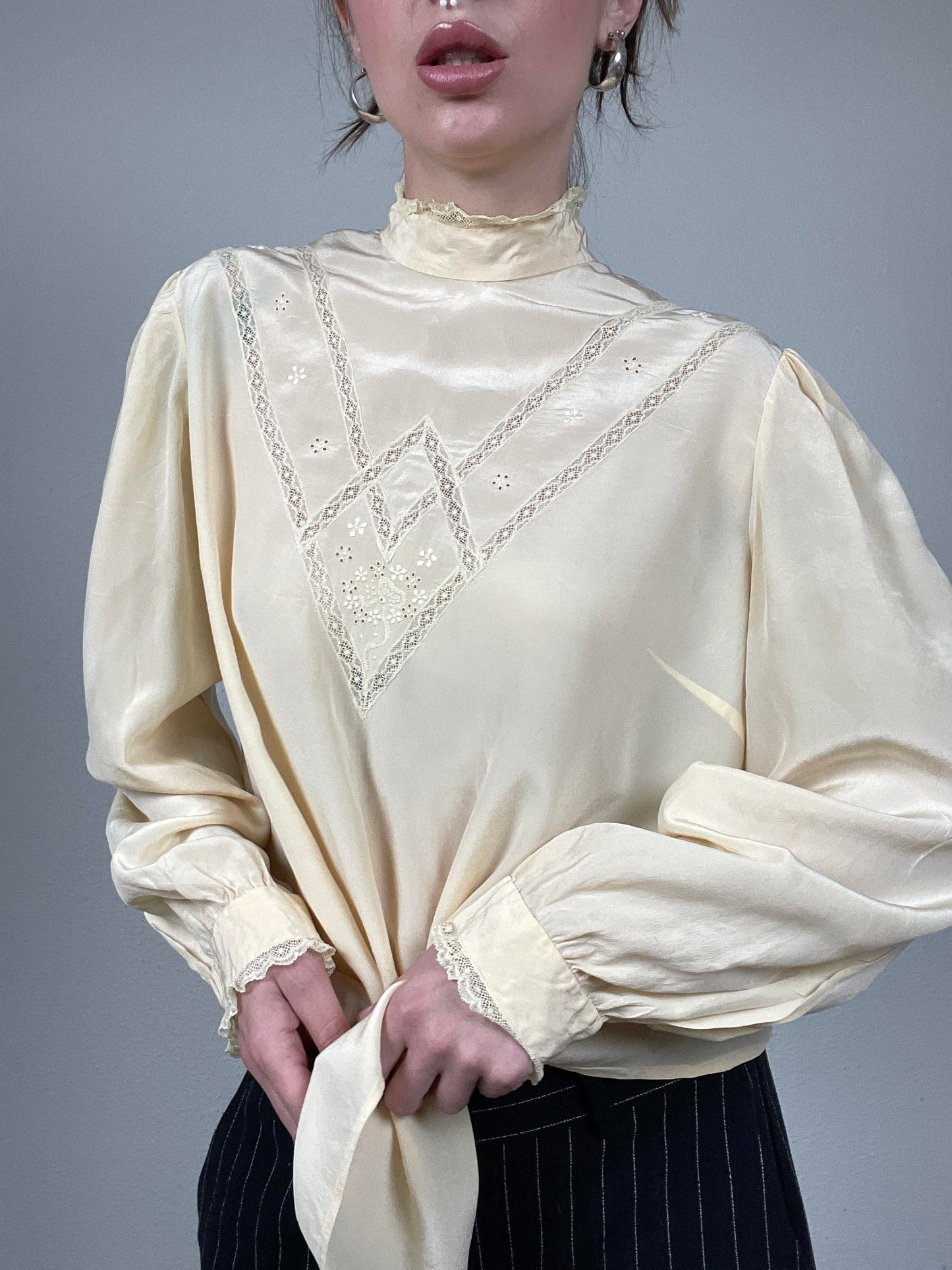 Vintage silk Blouse
