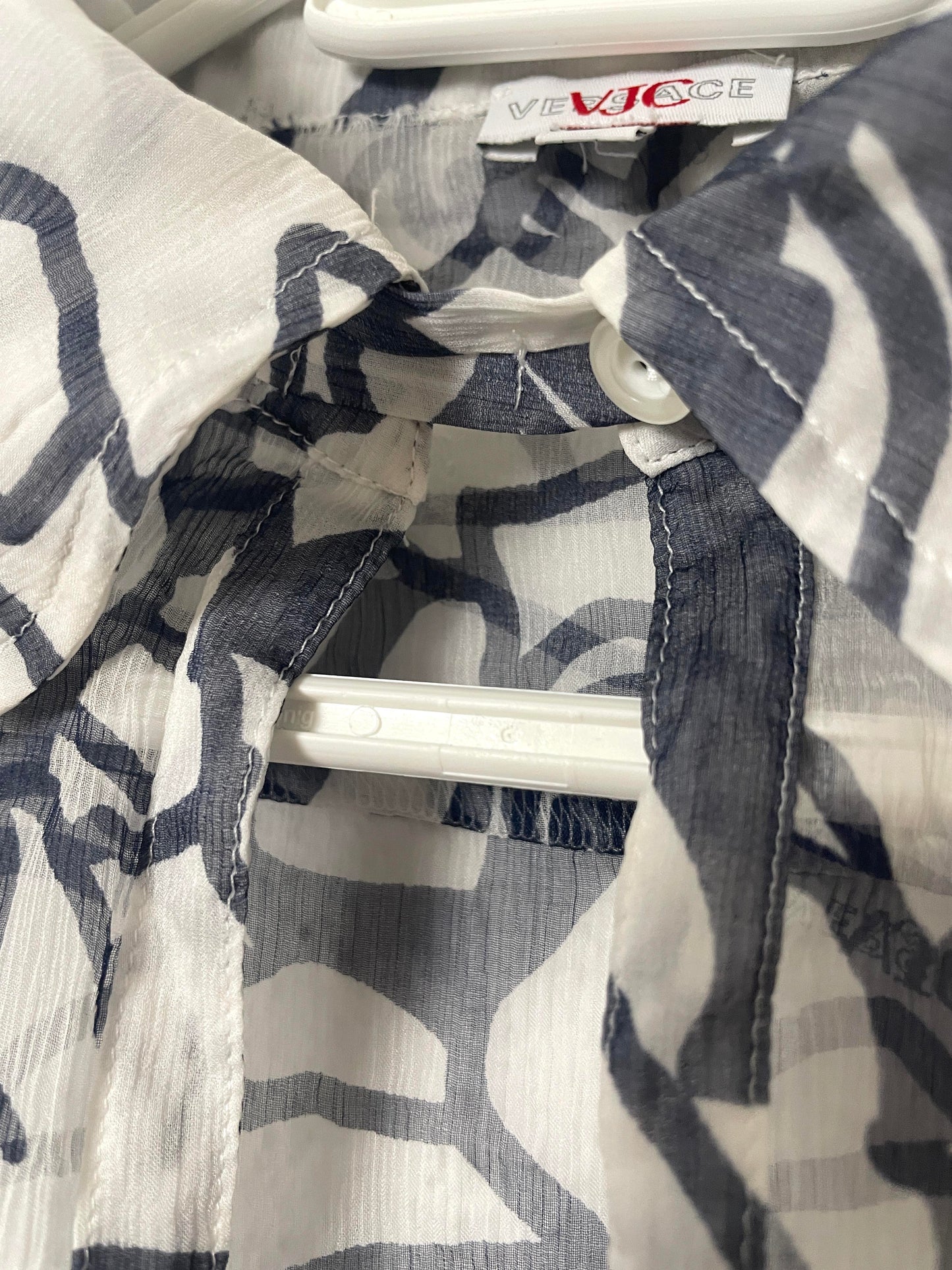 Vintage Sheer Silk Versace Shirt