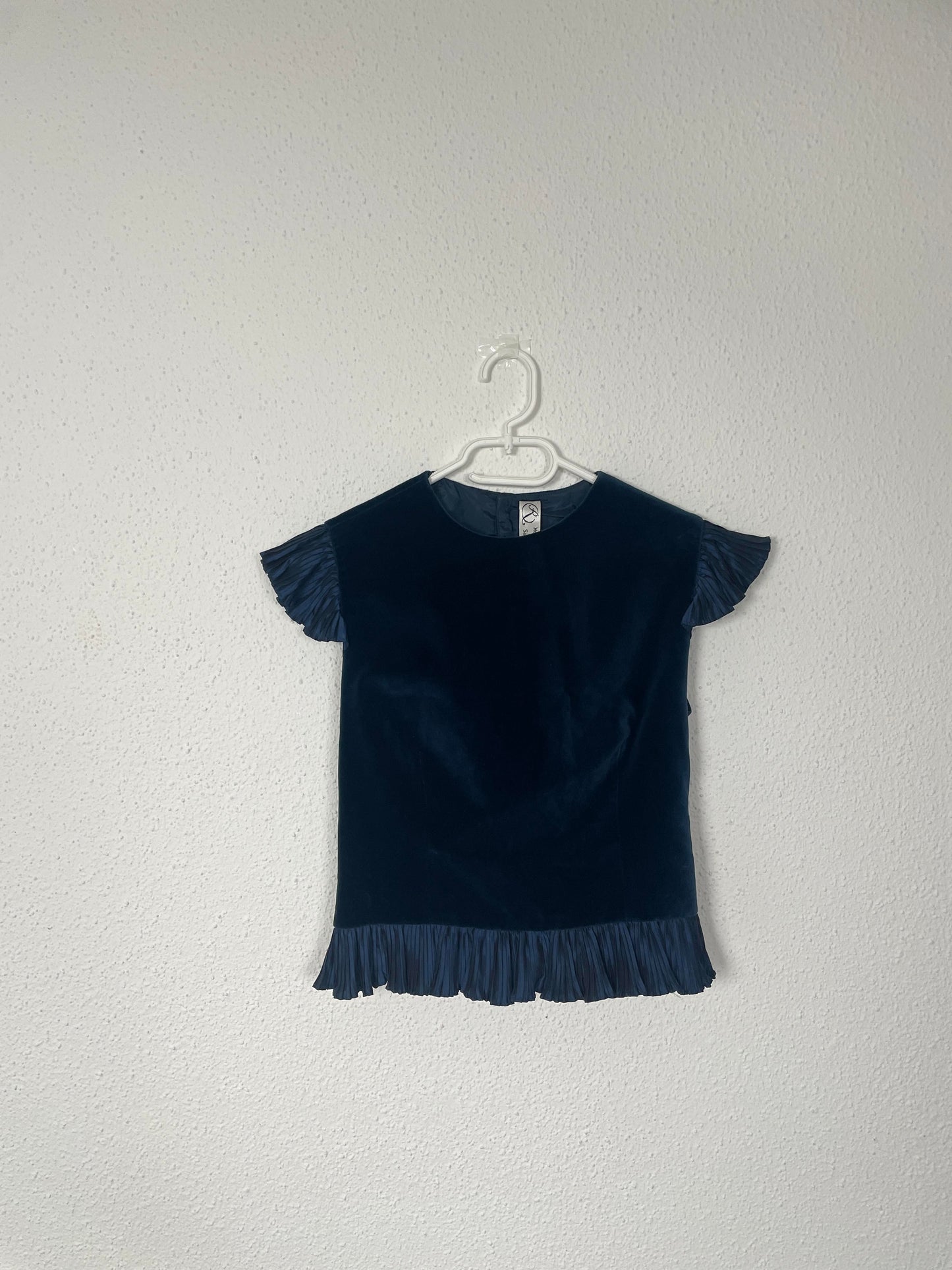 Vintage Velvet Top Modele Couture