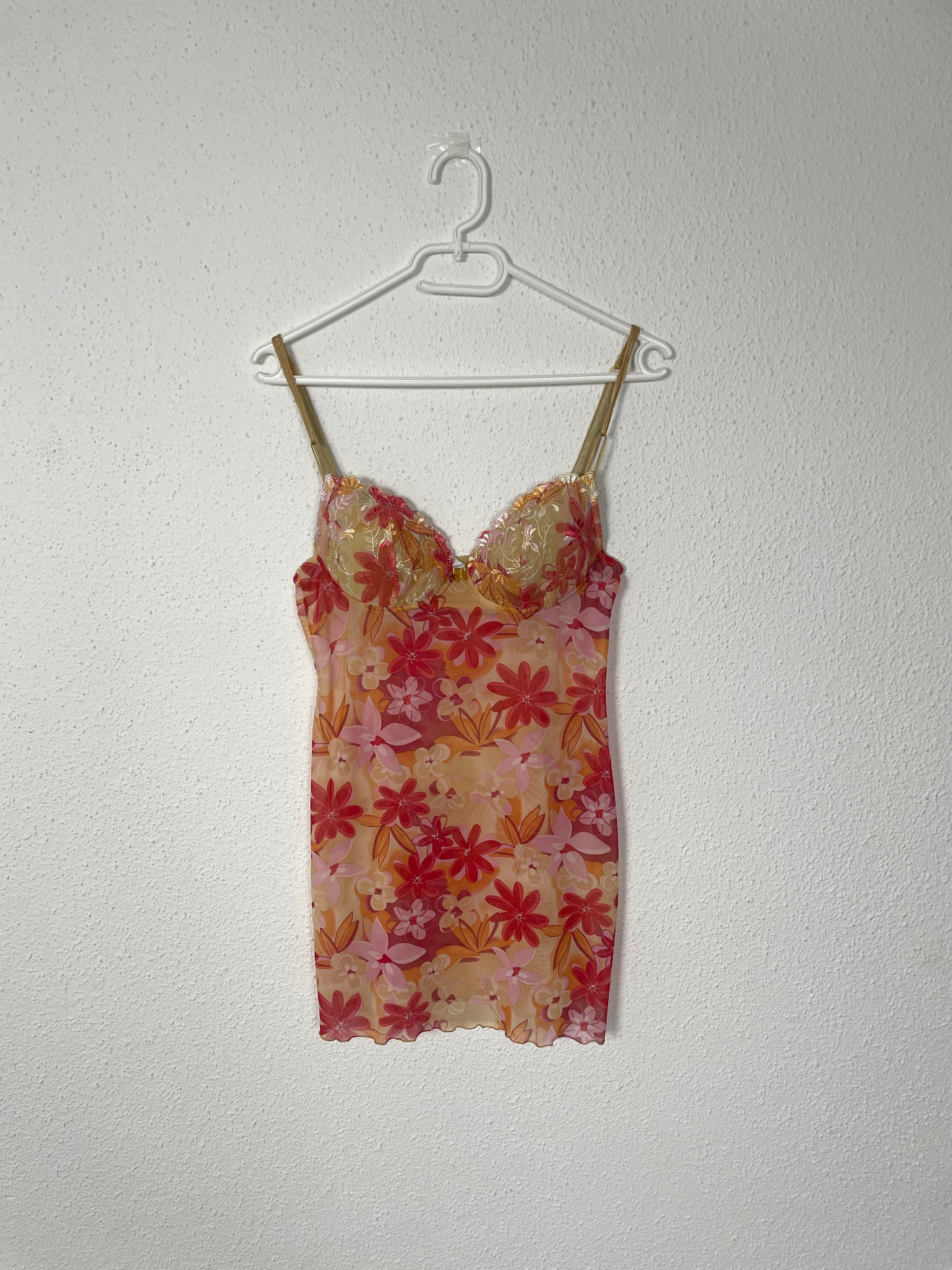 Vintage Y2K Floral Slip Dress