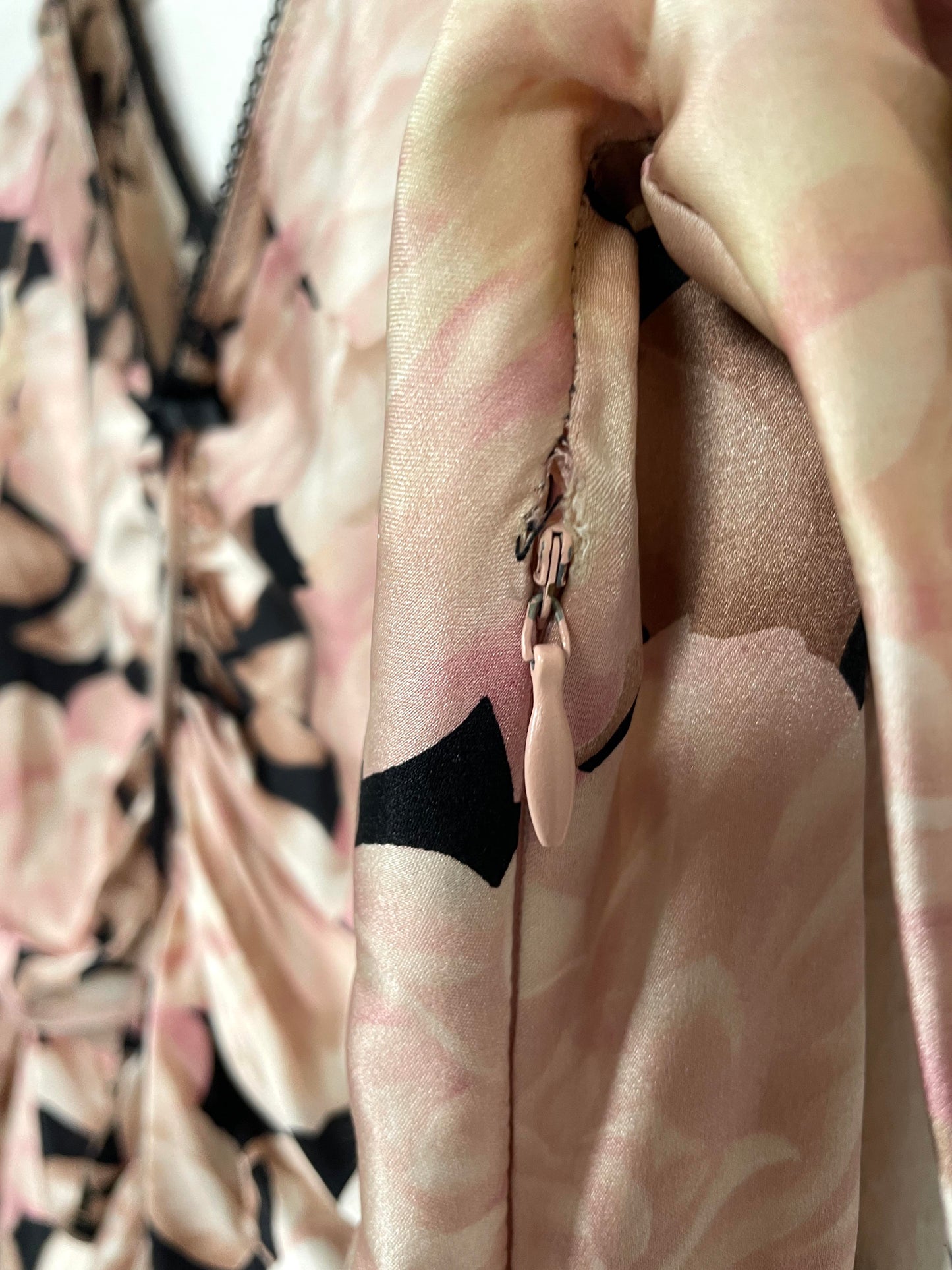 Vintage Roccobarocco Rose Midi Dress
