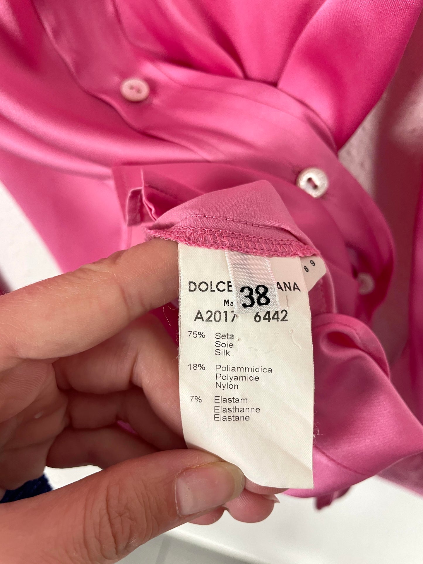 Dolce & Gabbana Pink Silk shirt