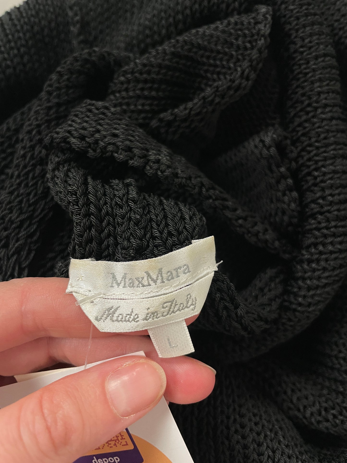 Y2K Black Knit Sleeveless Top – Max Mara