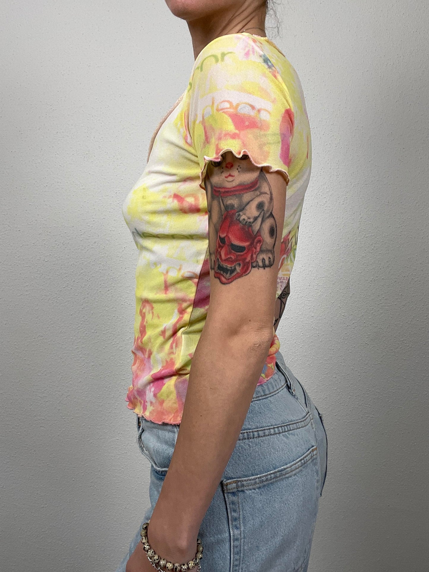 Vintage Y2K Oui Mesh T-Shirt