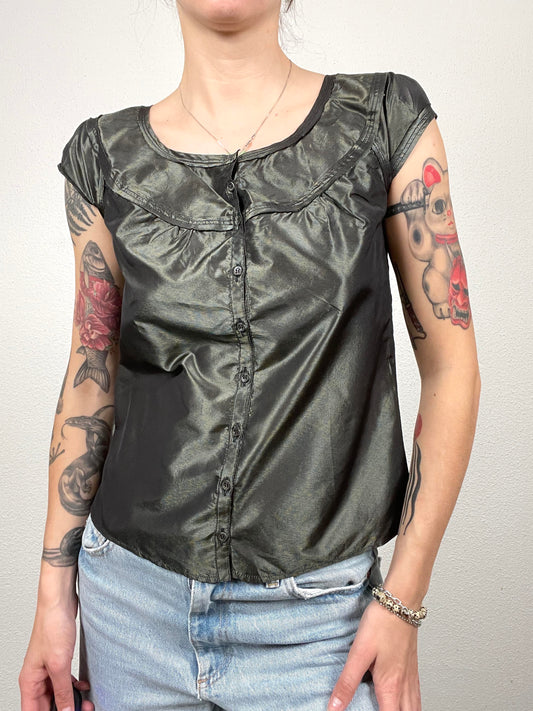 Vintage Y2K Silk Blouse Aspesi