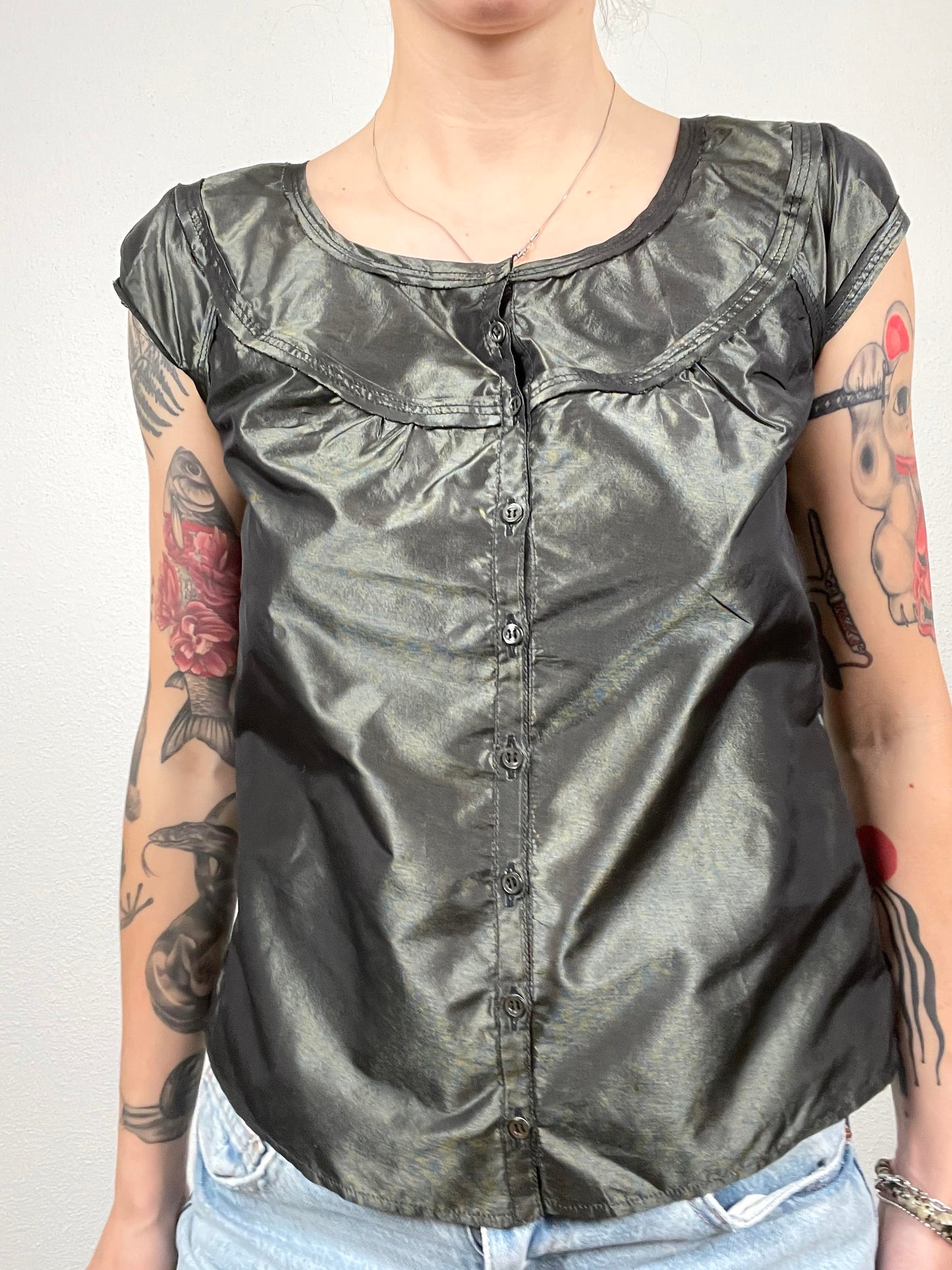 Vintage Y2K Silk Blouse Aspesi