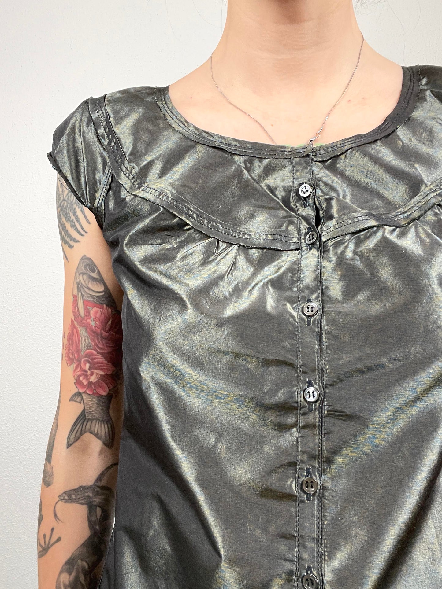 Vintage Y2K Silk Blouse Aspesi