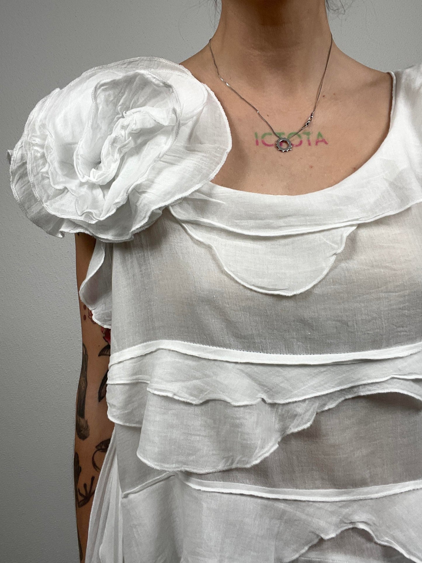 Vintage Y2K BleuBlancRouge Top