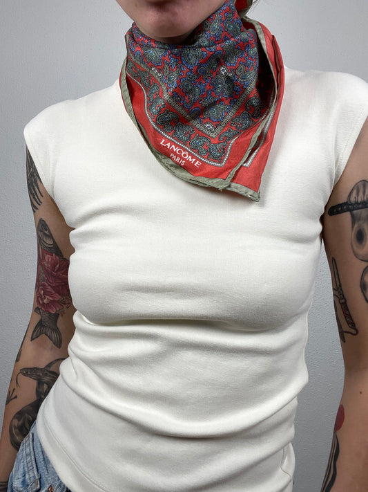 Vintage Lancôme Silk Scarf