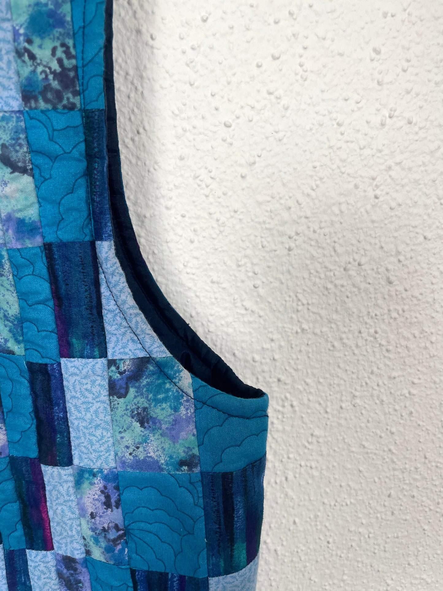 Vintage 80s Quilted Patchwork Vest