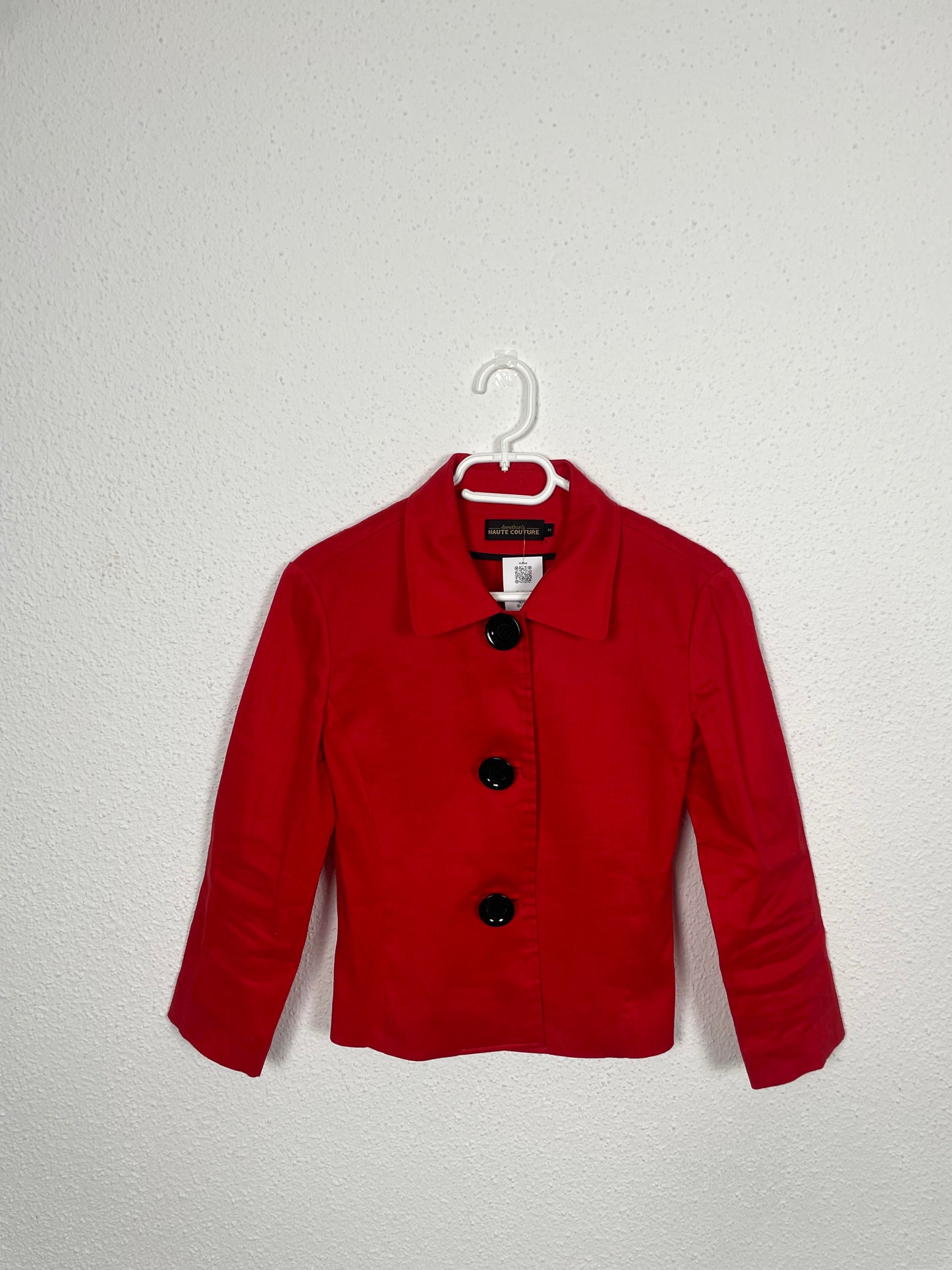 Vintage red cropped jacket