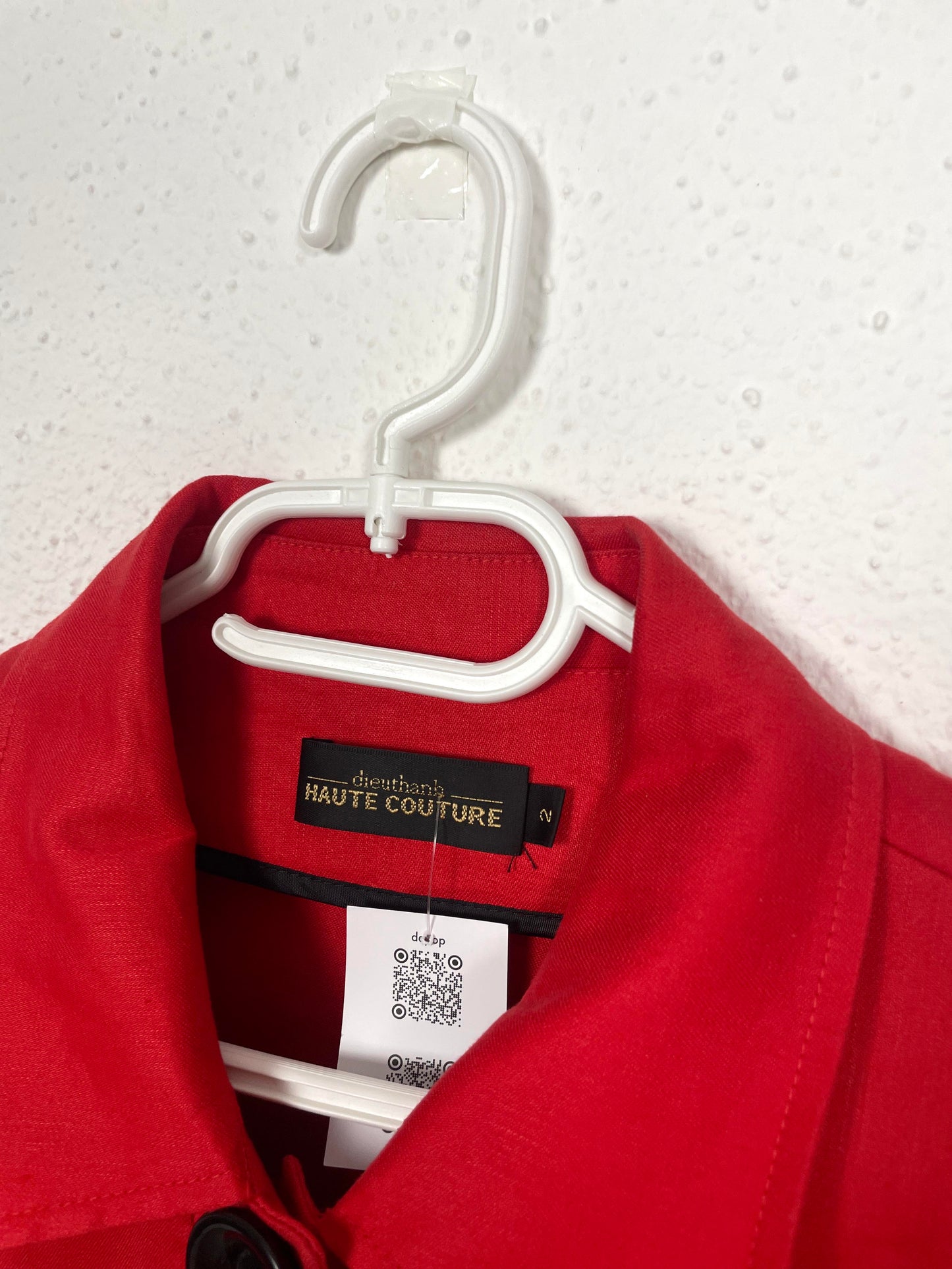 Vintage red cropped jacket
