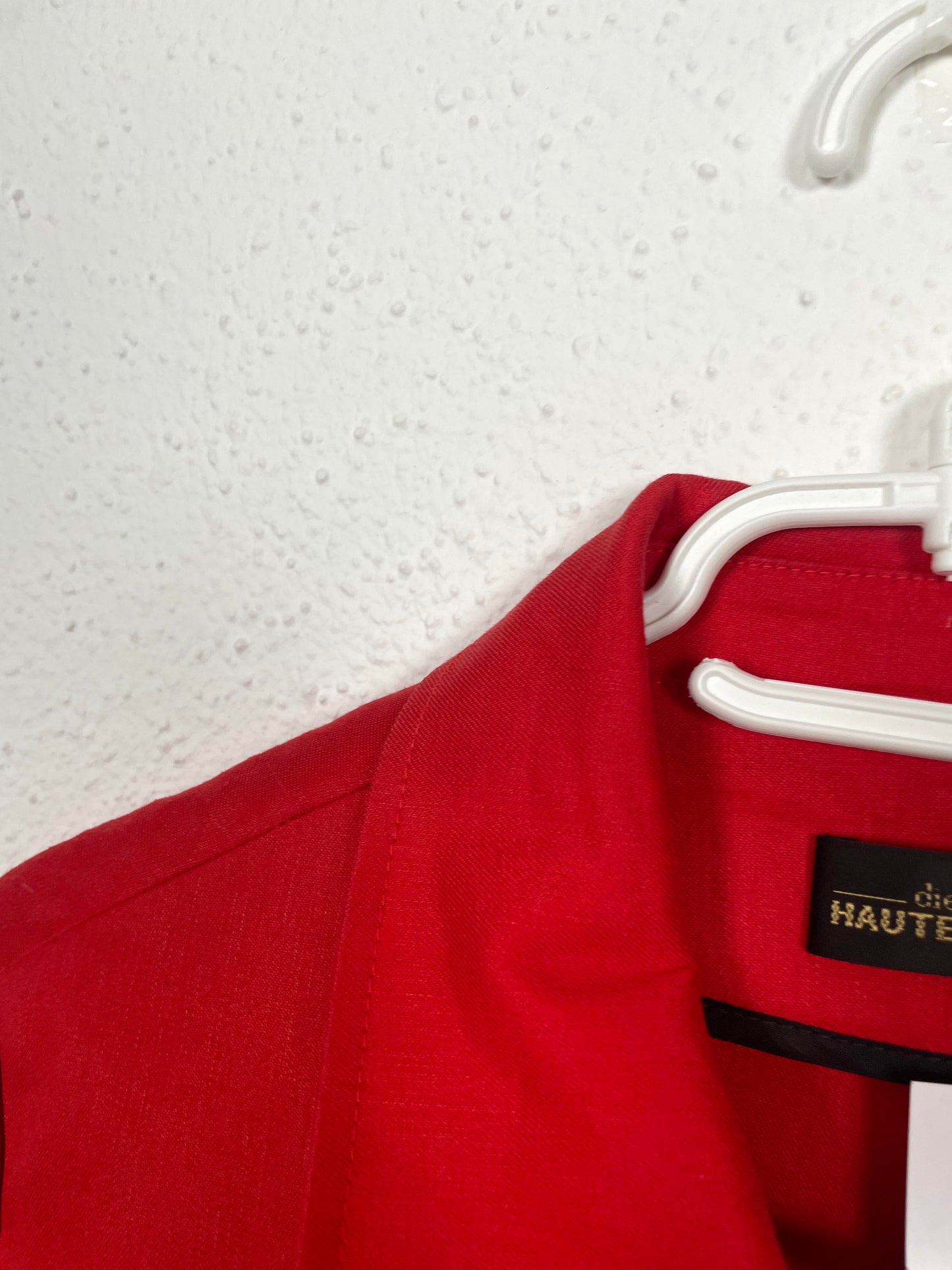 Vintage red cropped jacket